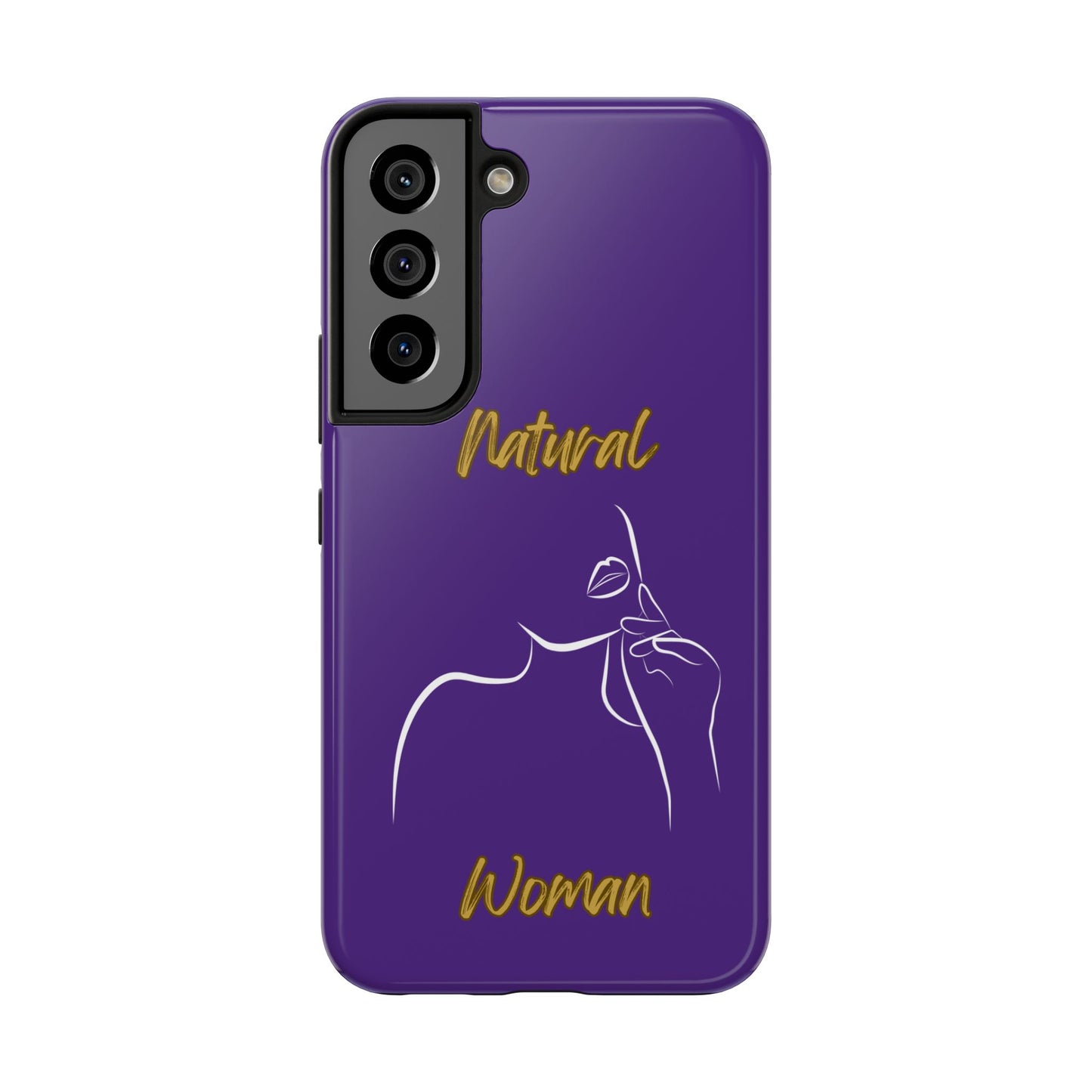 Natural Woman Chin Up (WL)Tough Phone Cases PURPLE