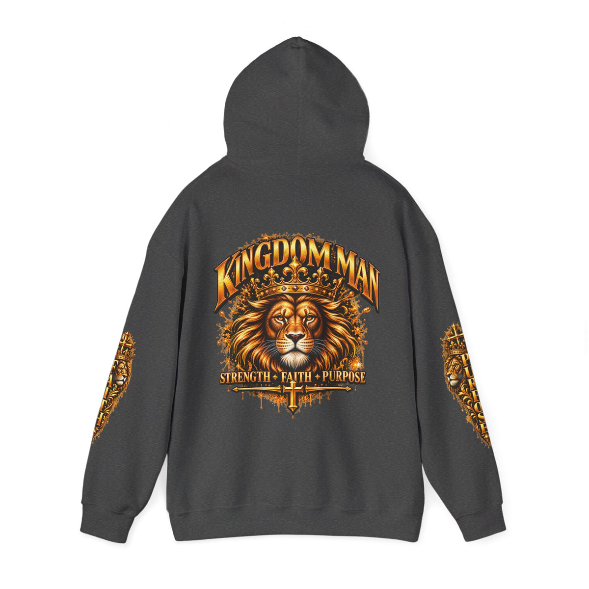 KINGDOM MAN™ Crowned Lion Hoodie