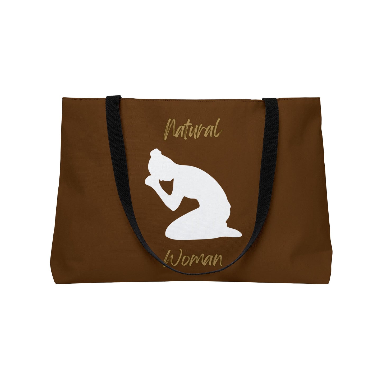 Natural Woman Pray (WL) Weekender Tote Bag BROWN