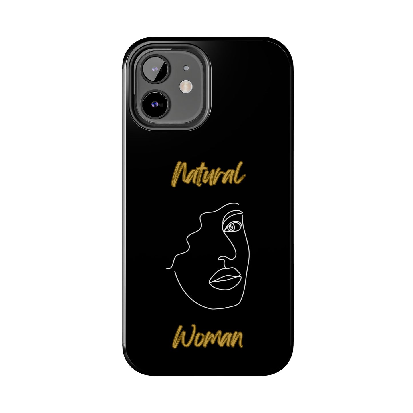 Natural Woman Peekaboo (WL)Tough Phone Cases BLACK