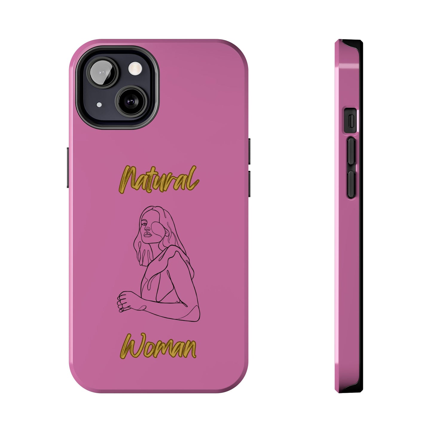 Natural Woman Care Free (BL)Tough Phone Cases LIGHT PINK