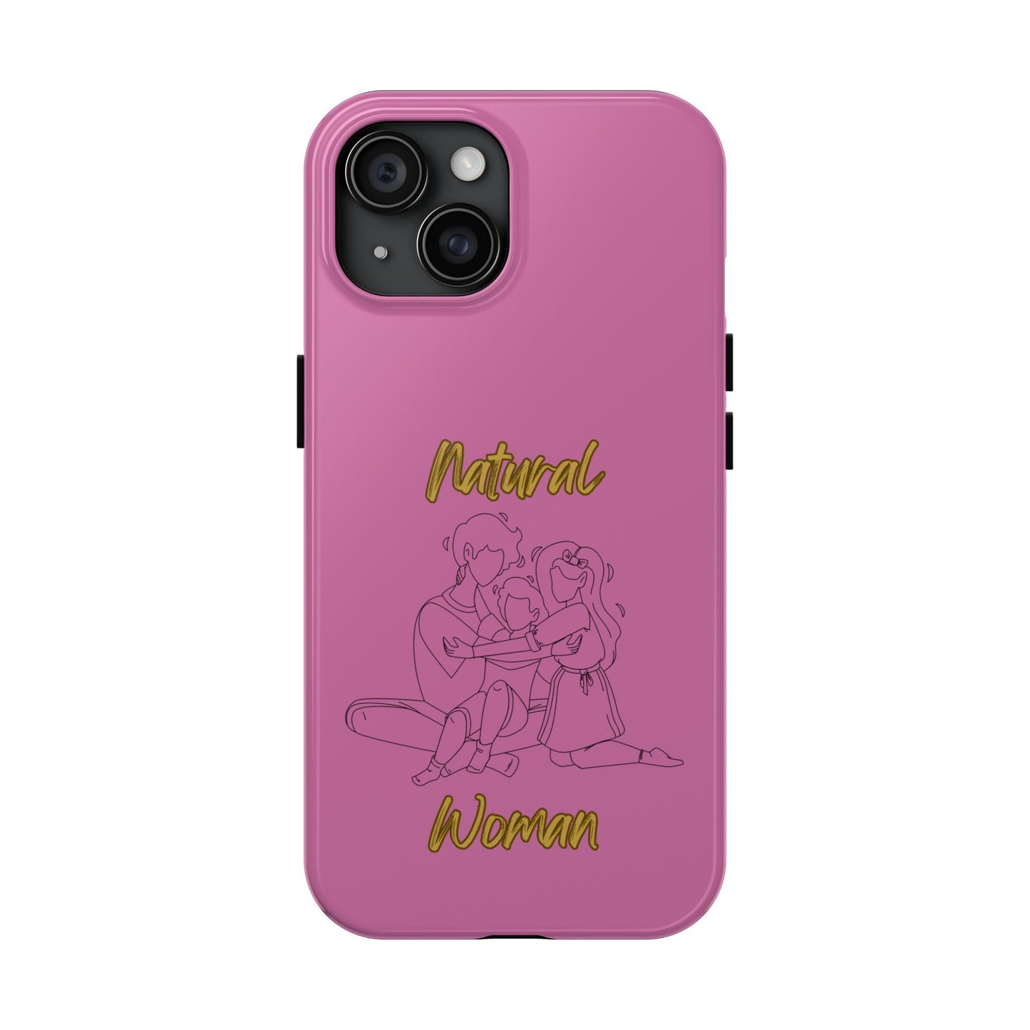 Natural Woman Bear Hugs (BL) Tough Phone Cases LIGHT PINK