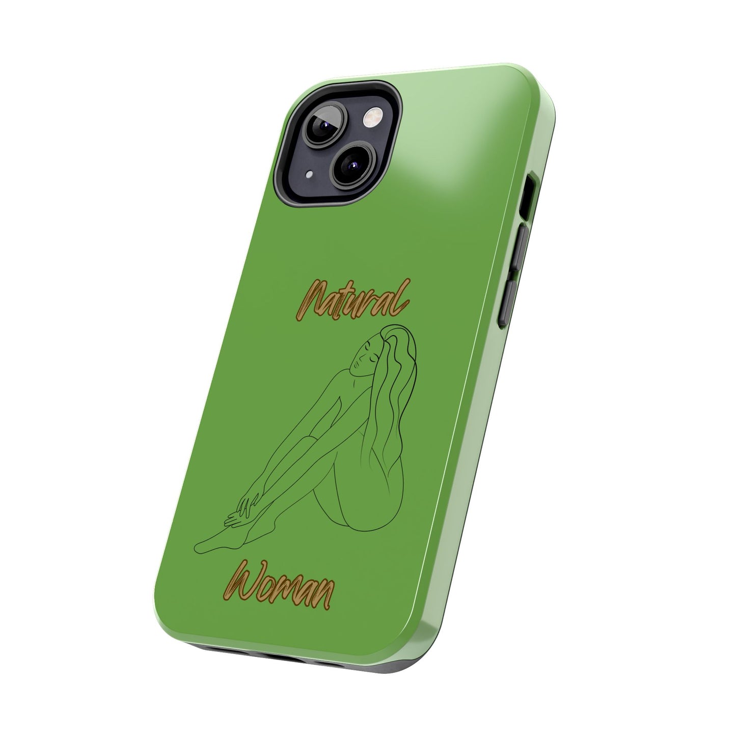 Natural Woman Beauty (BL) Tough Phone Cases GREEN