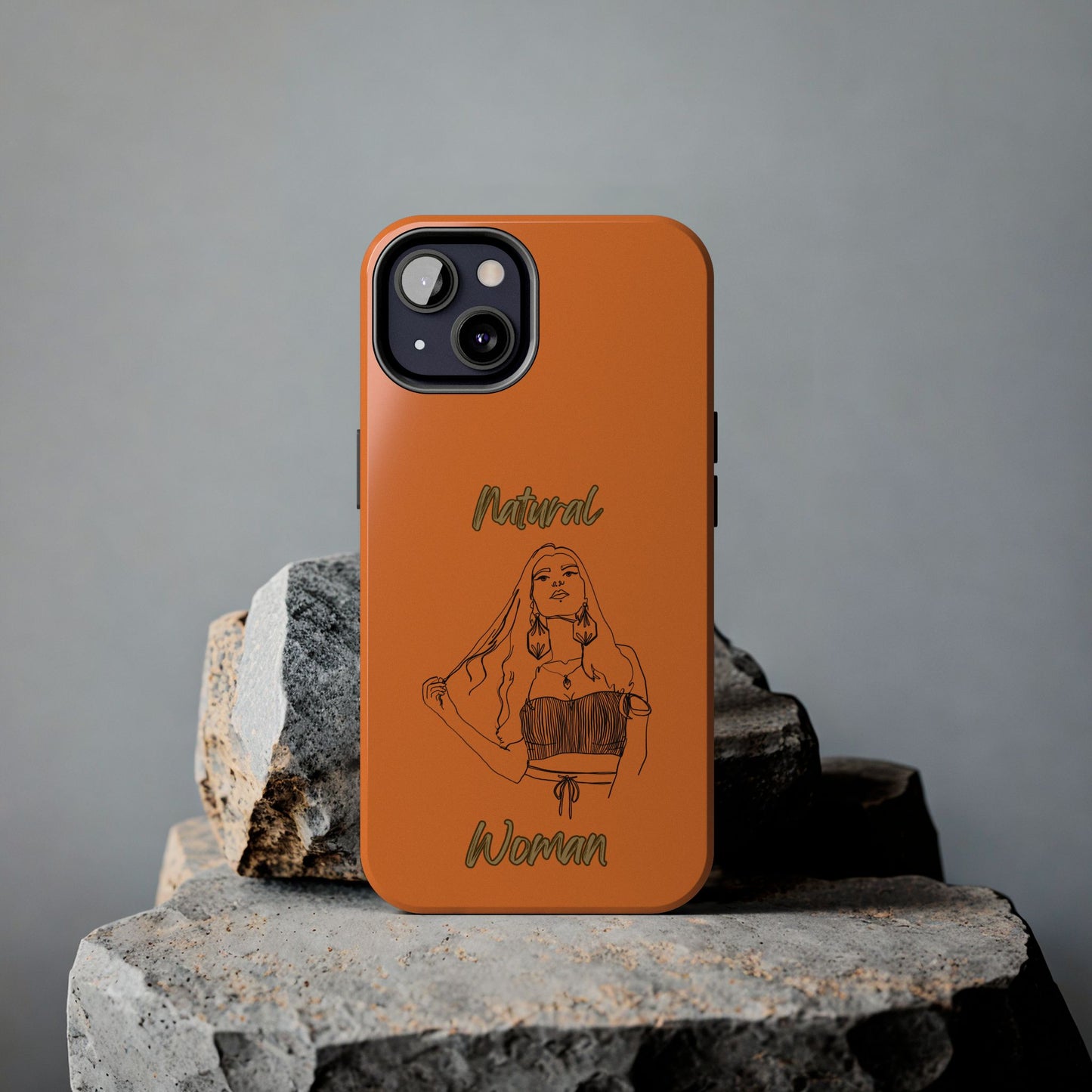 Natural Woman Thinking (BL)Tough Phone Cases CRUSTA