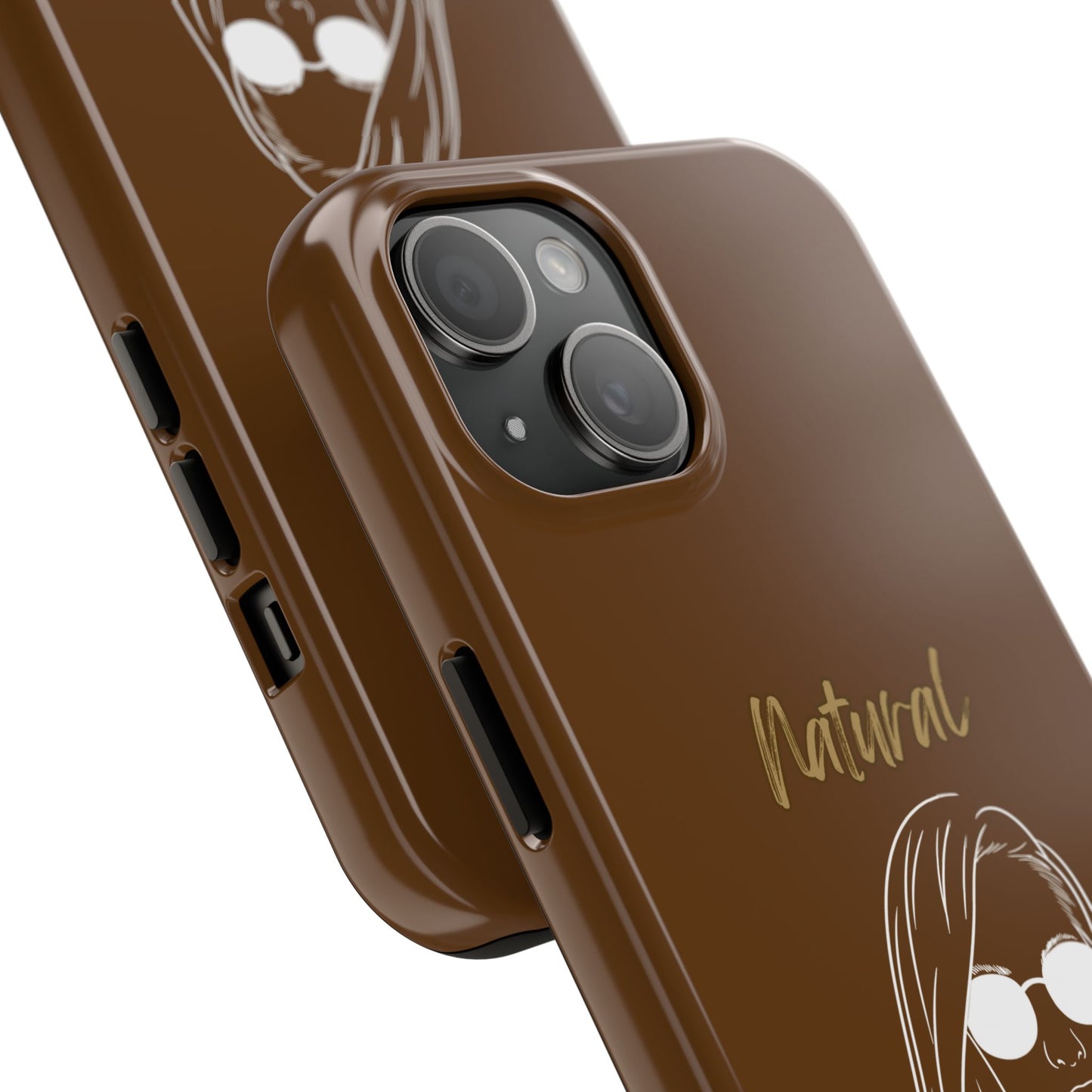 Natural Woman Shades (WL)Tough Phone Cases BROWN