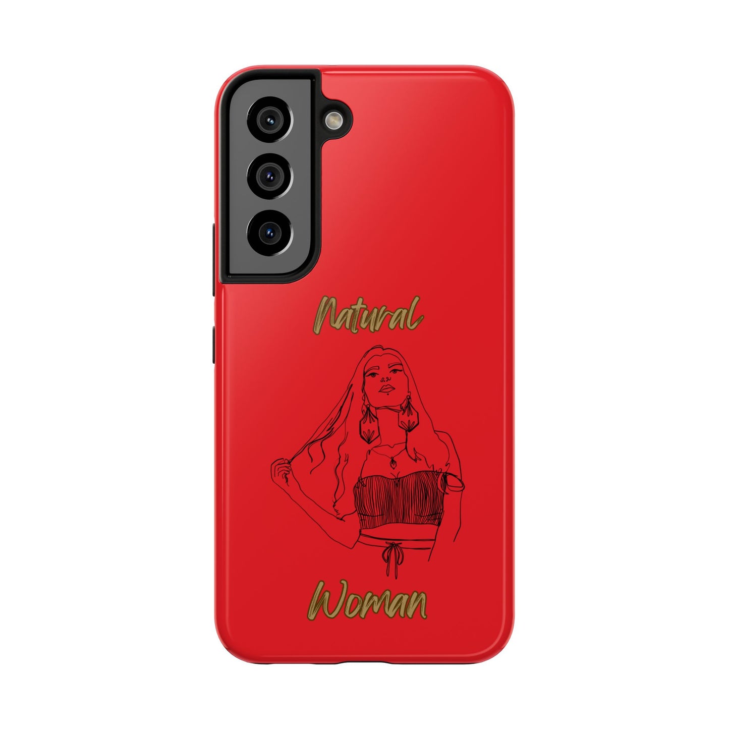 Natural Woman Thinking (BL)Tough Phone Cases RED