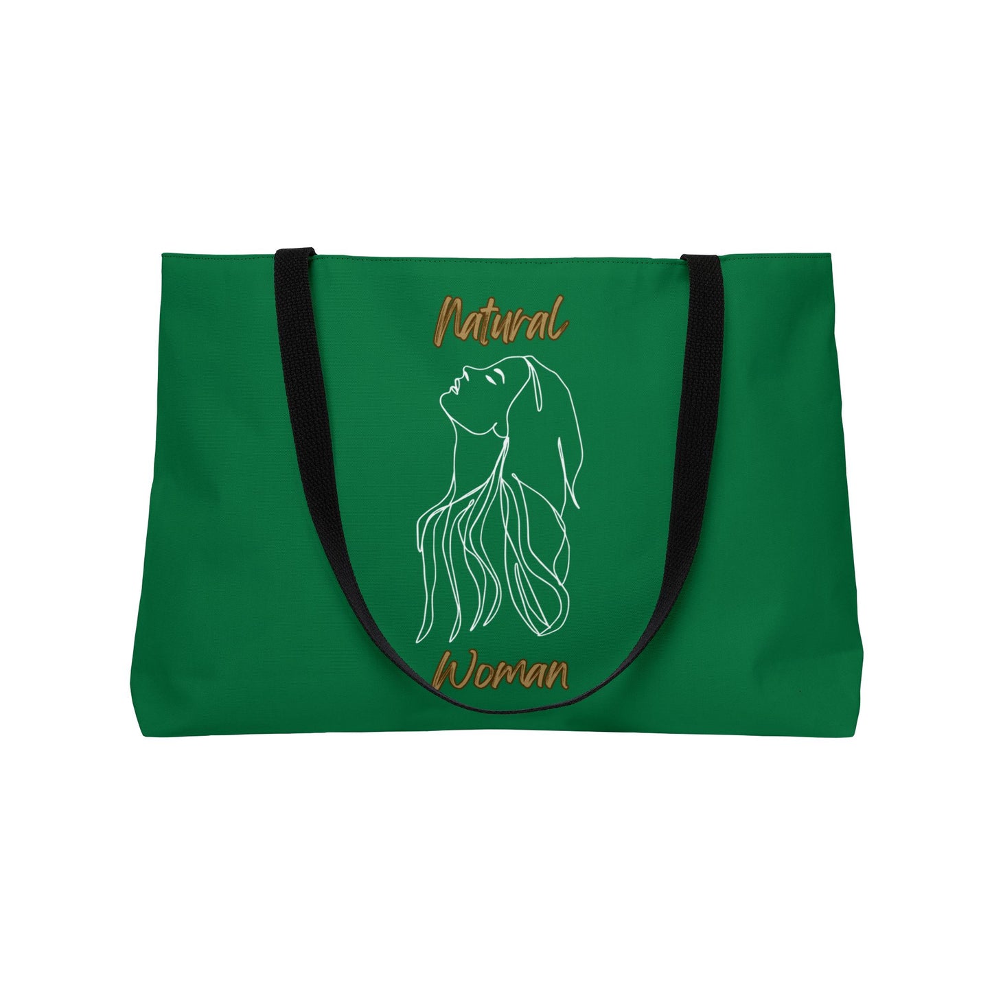 Natural Woman Appreciation (WL) WeekenderTote Bag DARK GREEN