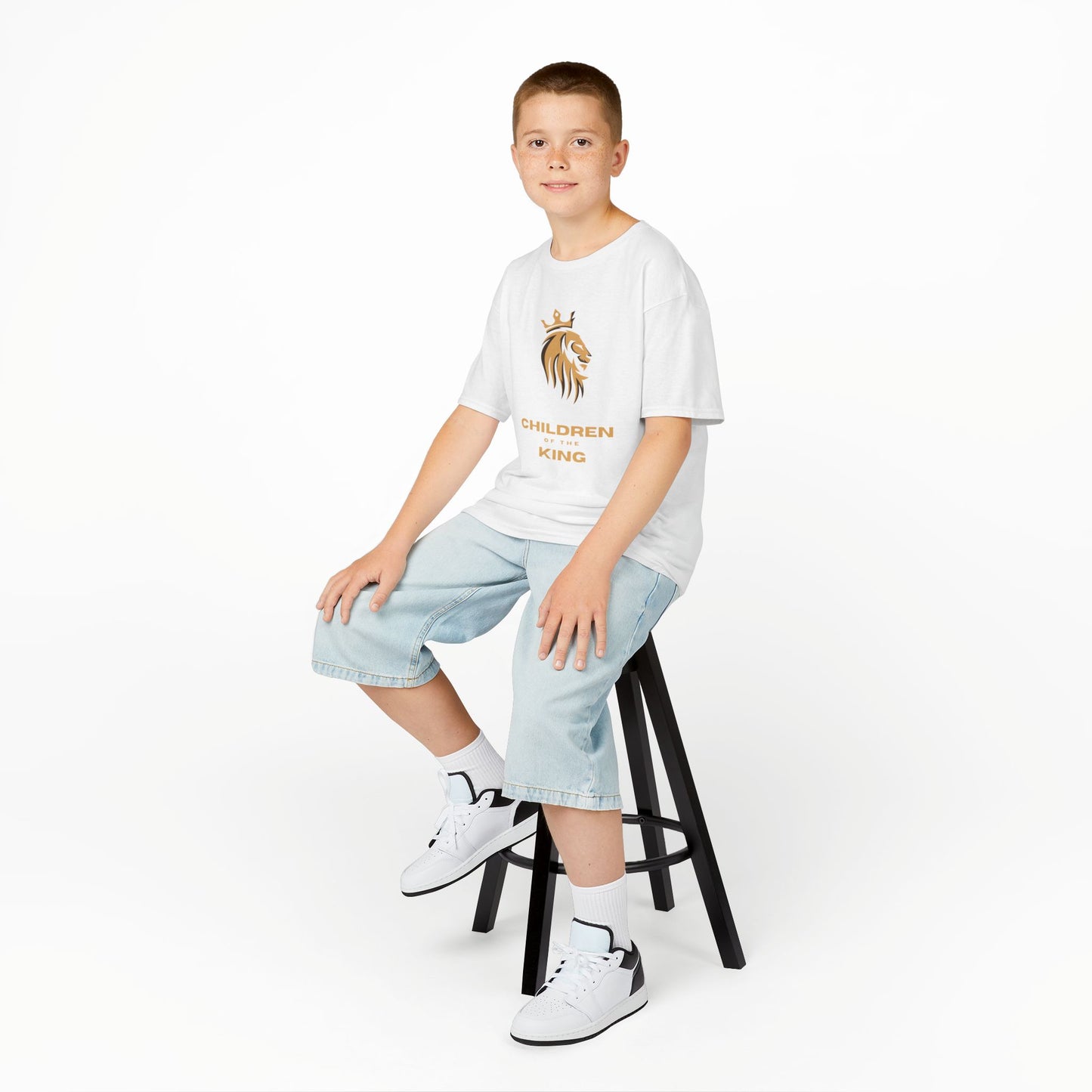 Children of the King Inspirational Kids Cotton T-Shirt (BRL)