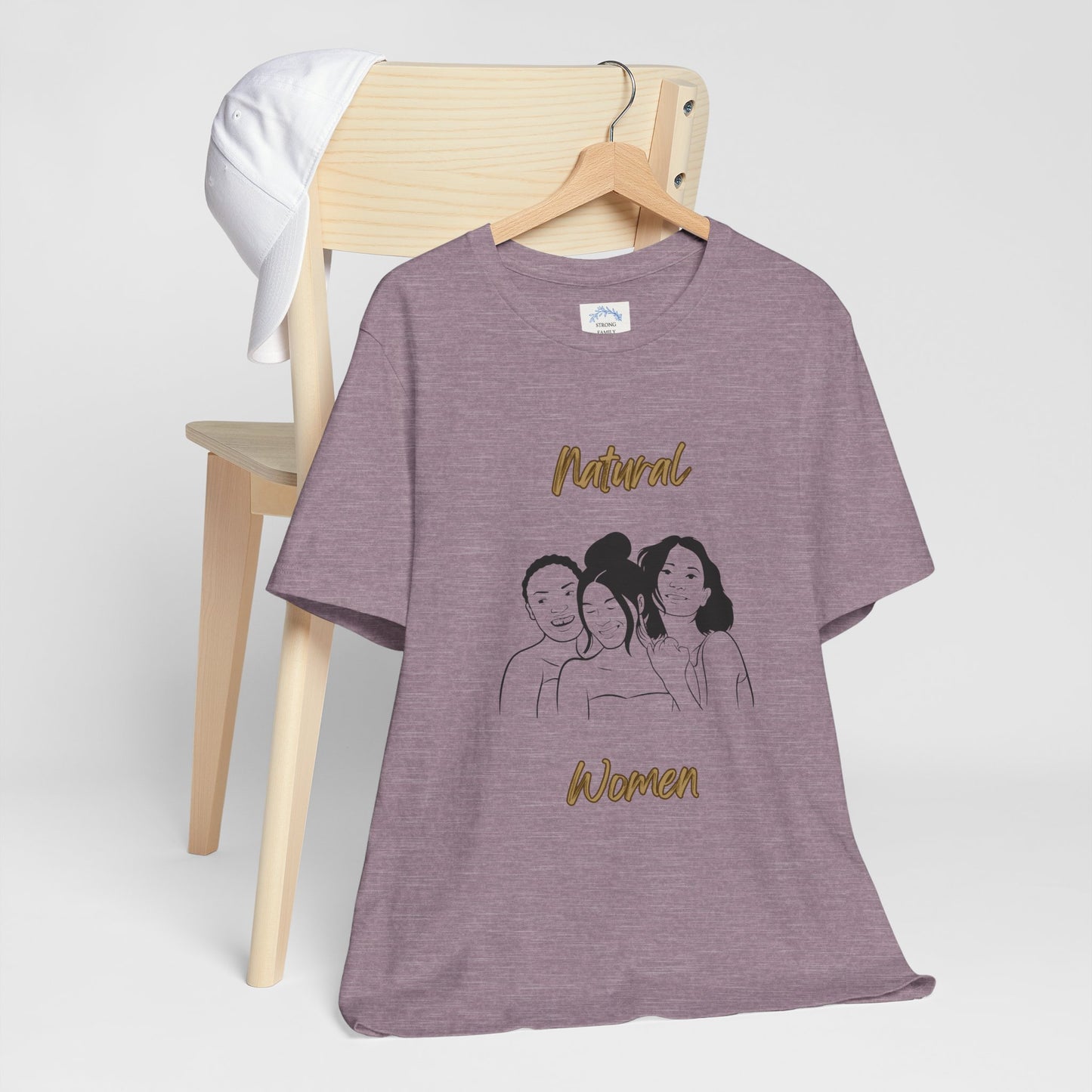 Natural Woman Laughing Friends (BL) Short Sleeve T-Shirt