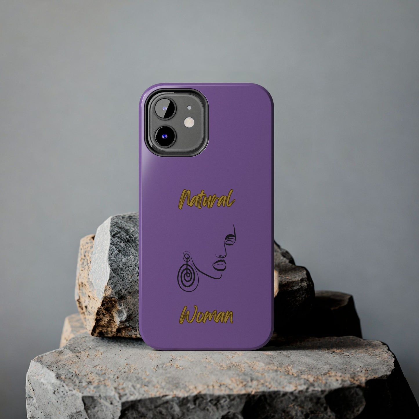 Natural Woman Music In My Soul (BL)Tough Phone Cases LIGHT PURPLE