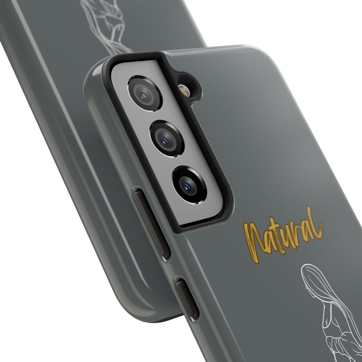 Natural Woman Expecting (WL)Tough Phone Cases DARK GREY