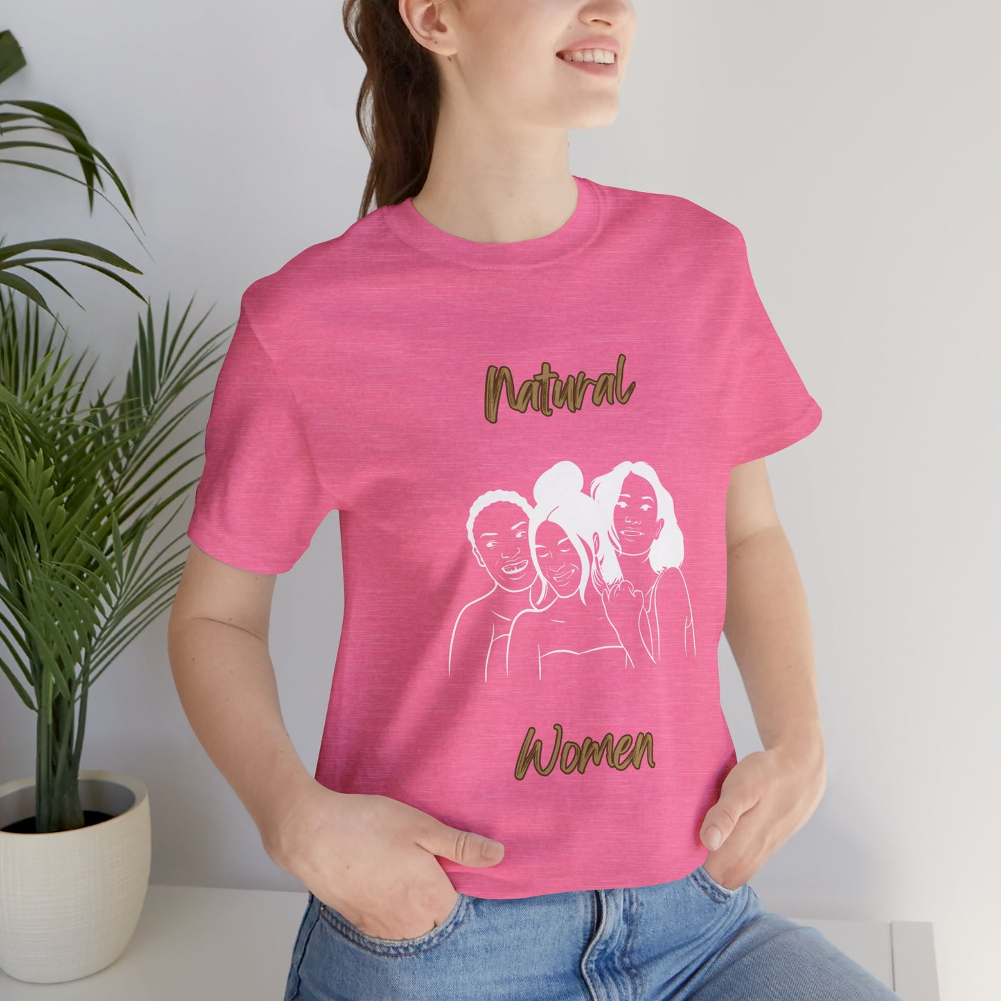 Natural Woman Laughing Friends (WL) Short Sleeve T-Shirt