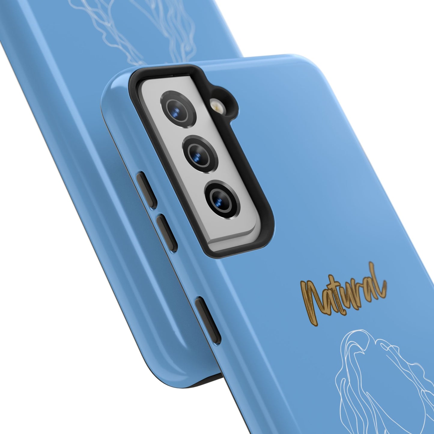 Natural Woman Relaxed (WL) Tough Phone Cases LIGHT BLUE
