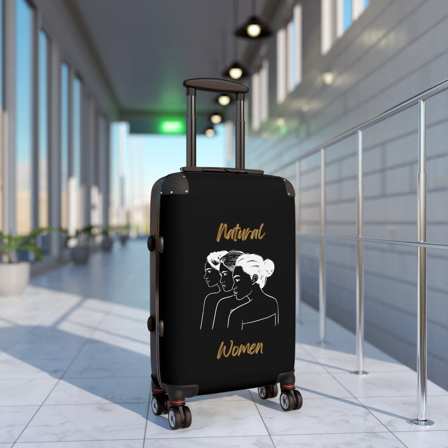 Natural Woman United Friends (WL) Suitcase BLACK