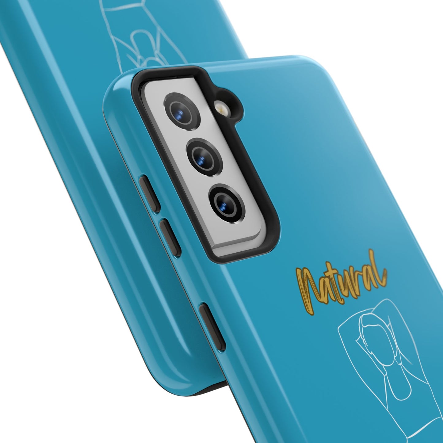 Natural Woman I Love Me (WL)Tough Phone Cases TURQUOISE