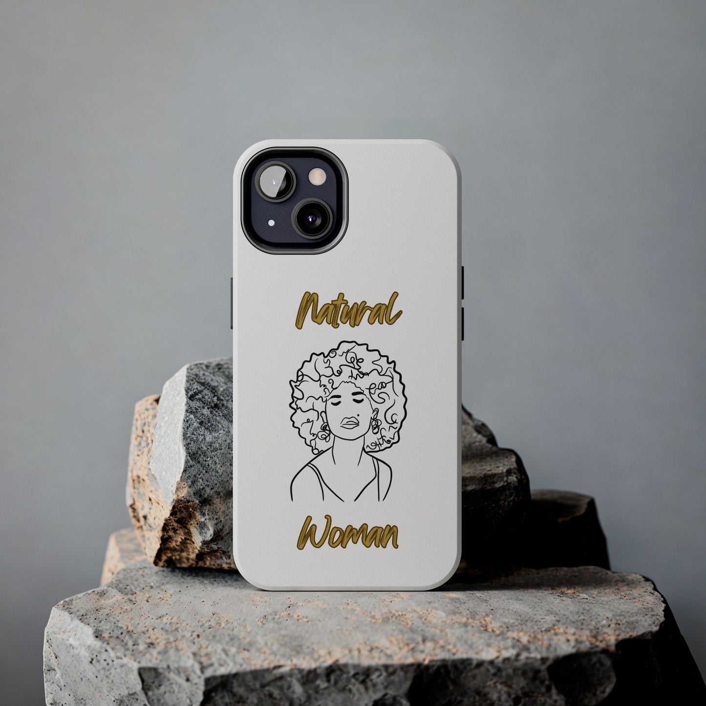 Natural Woman All About Me (BL)Tough Phone Cases WHITE