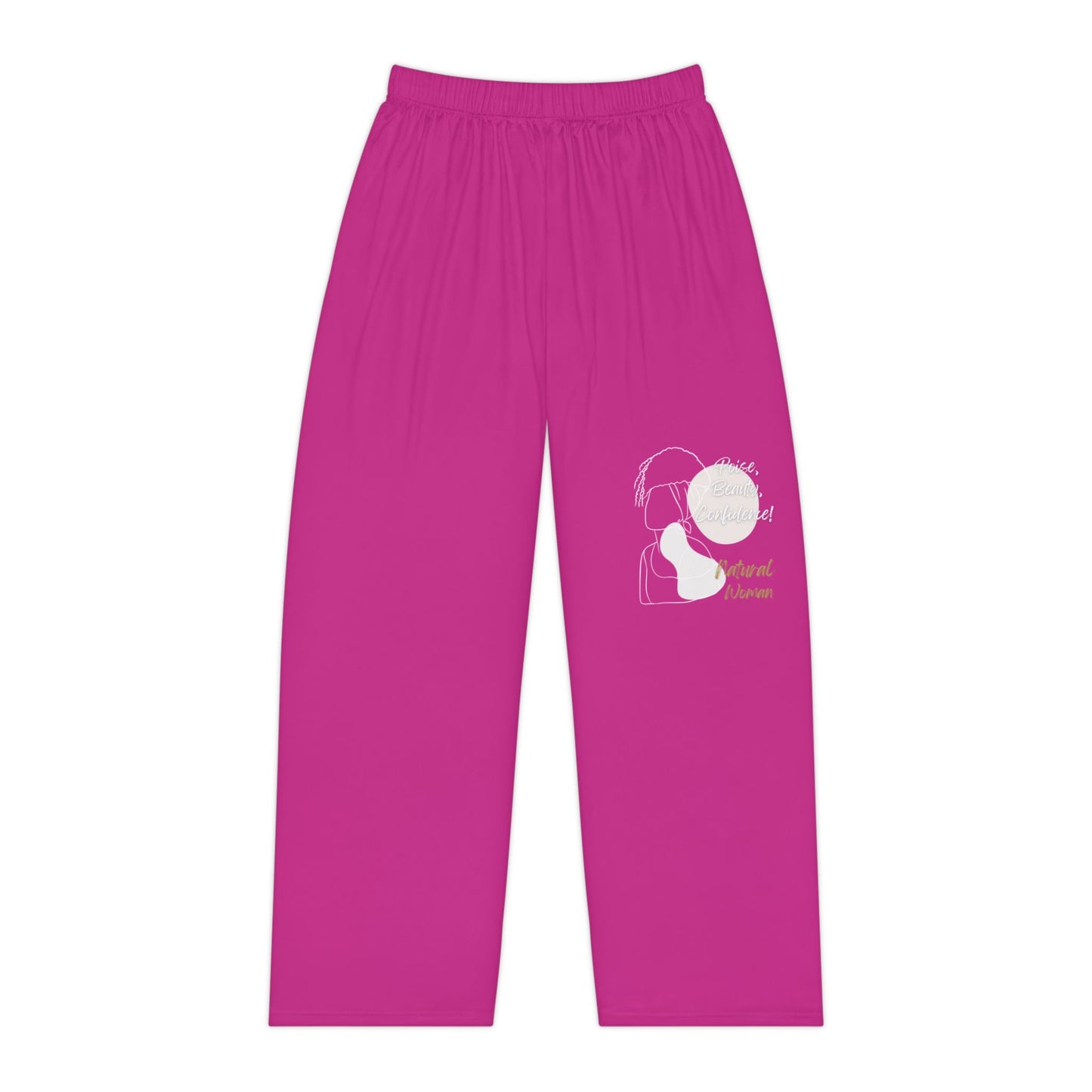 Natural Woman Puff (BL) Women's Pajama Pants PINK