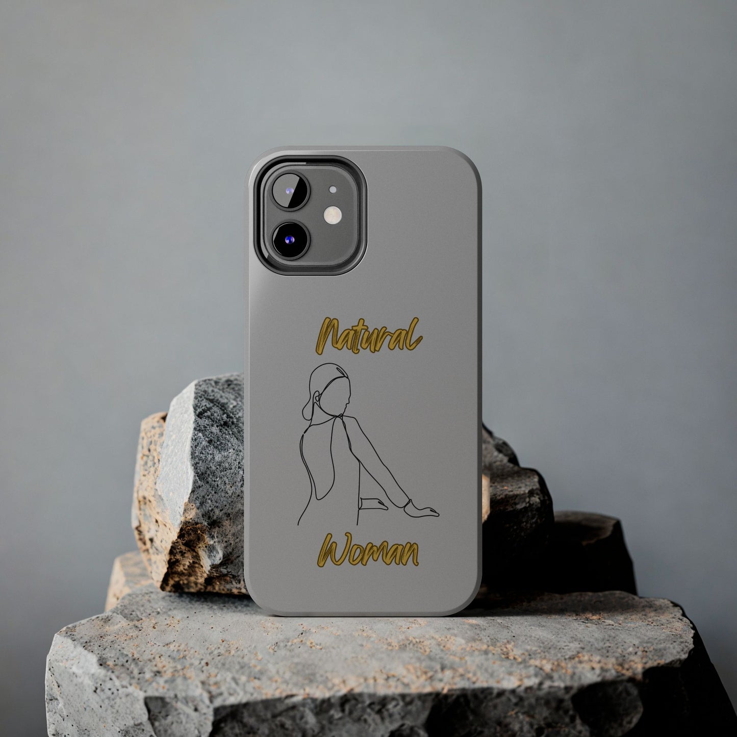 Natural Woman Hands Free (BL)Tough Phone Cases LIGHT GREY