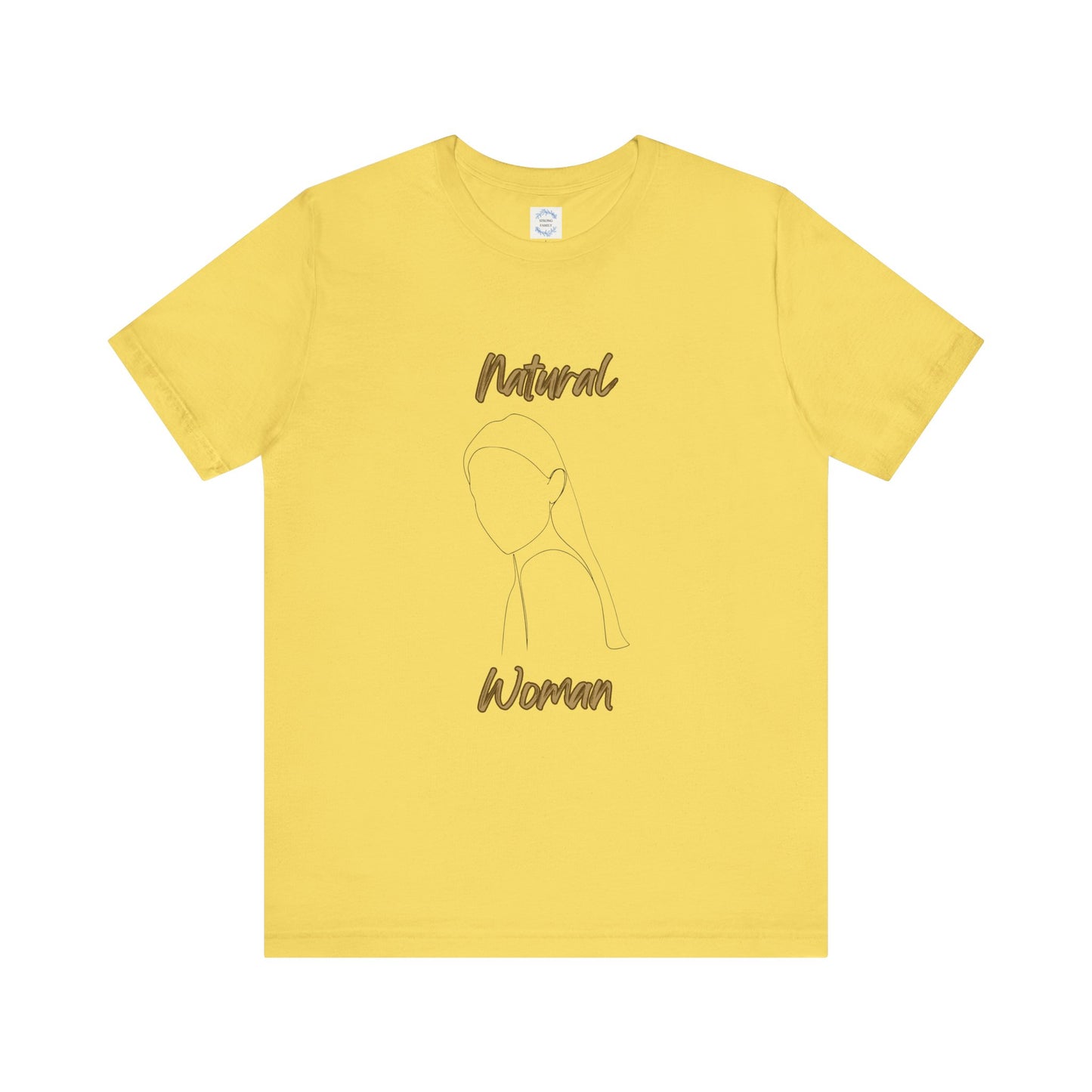 Natural Woman Tilted Look (BL) Short Sleeve T-Shirt