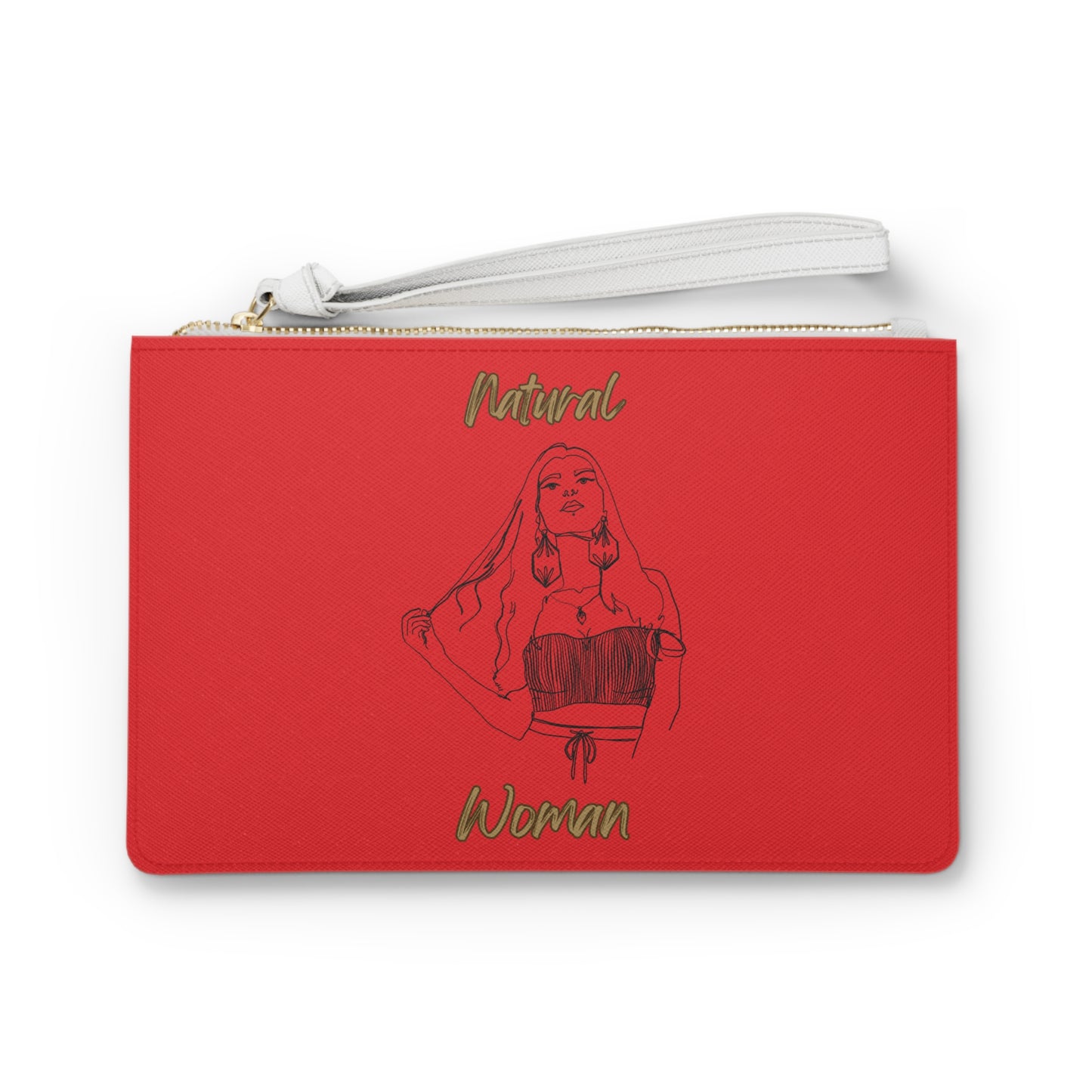 Natural Woman Thinking (BL) Clutch Bag RED