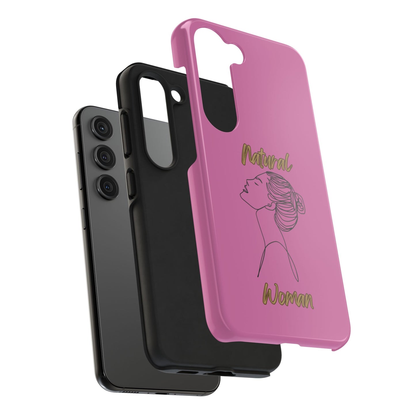 Natural Woman Wet Bun (BL) Tough Phone Cases LIGHT PINK