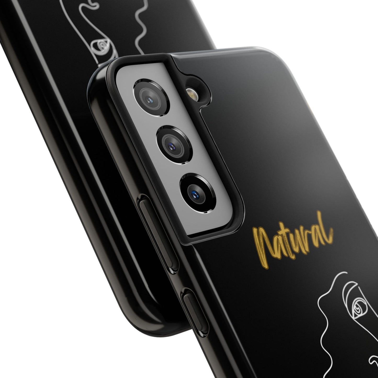 Natural Woman Peekaboo (WL)Tough Phone Cases BLACK