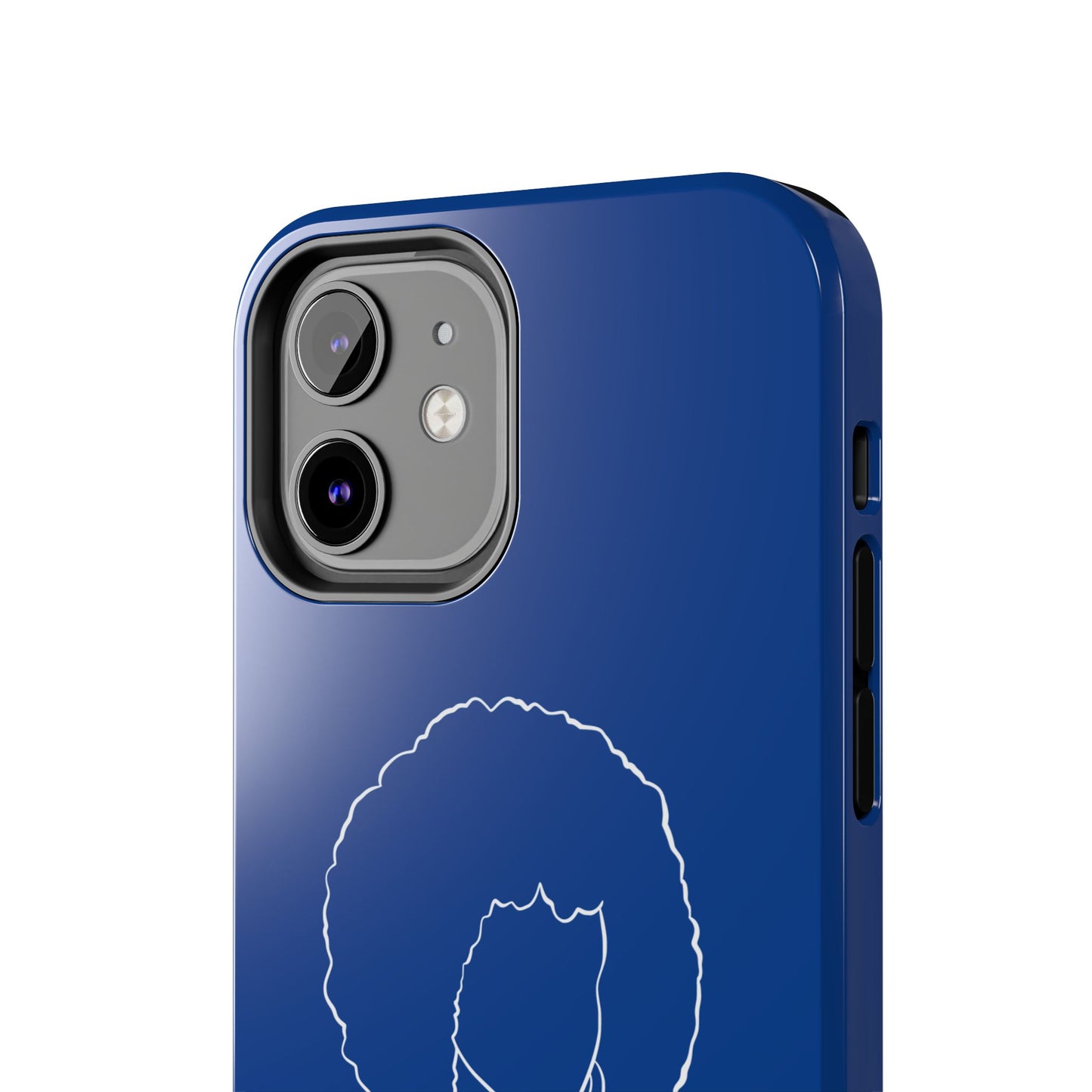 Natural Woman Afro (WL)Tough Phone Cases DARK BLUE