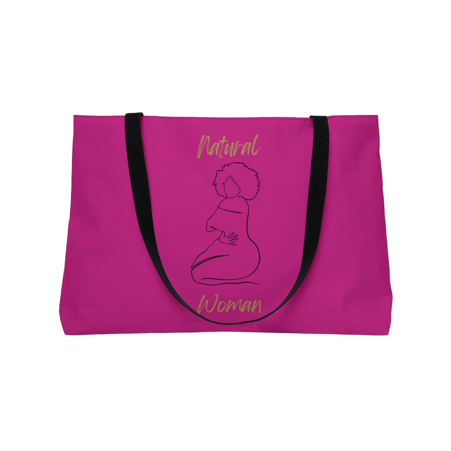 Natural Woman Hug (BL) Weekender Tote Bag PINK