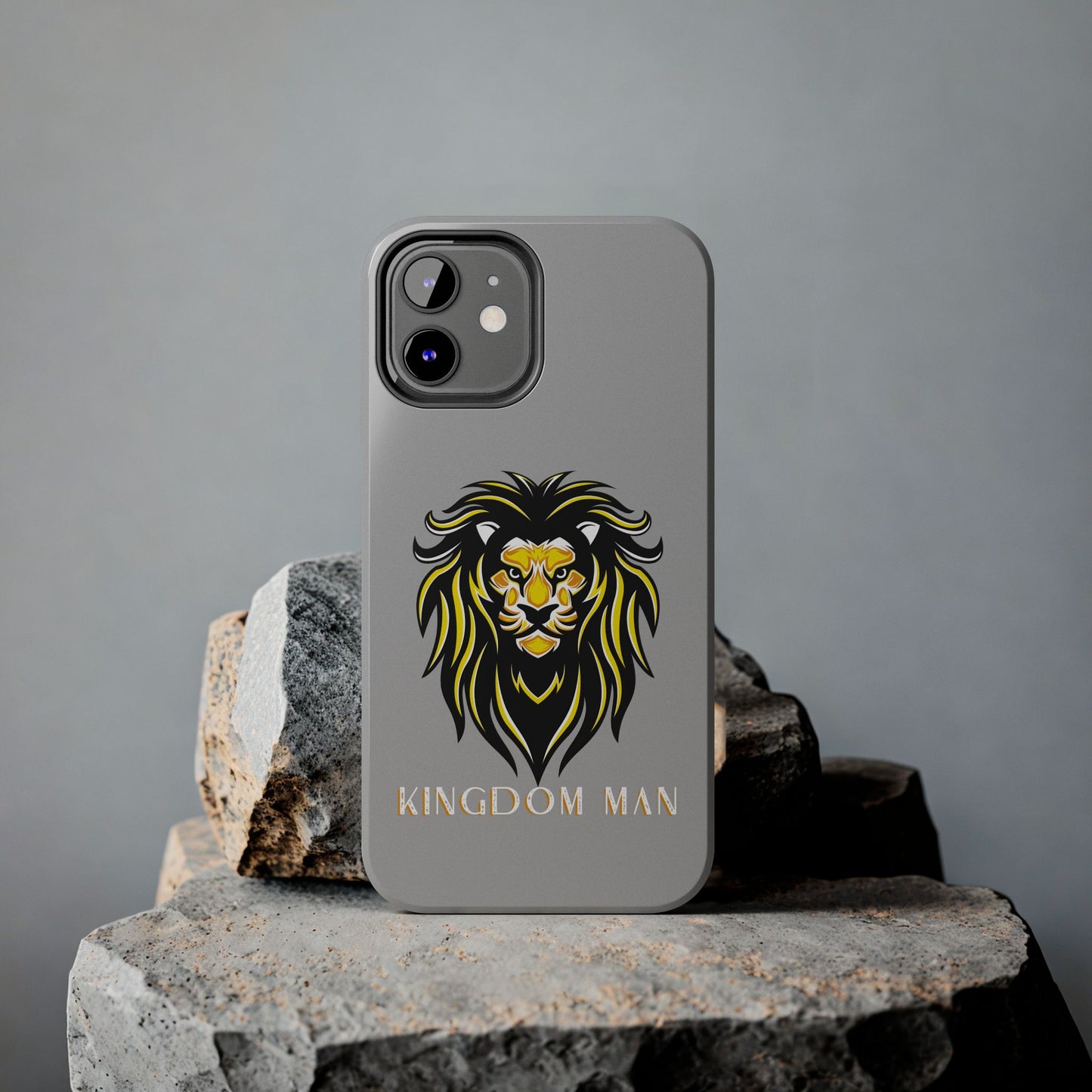 Kingdom Man (White-Gold Label) Tough Phone Case LIGHT GREY