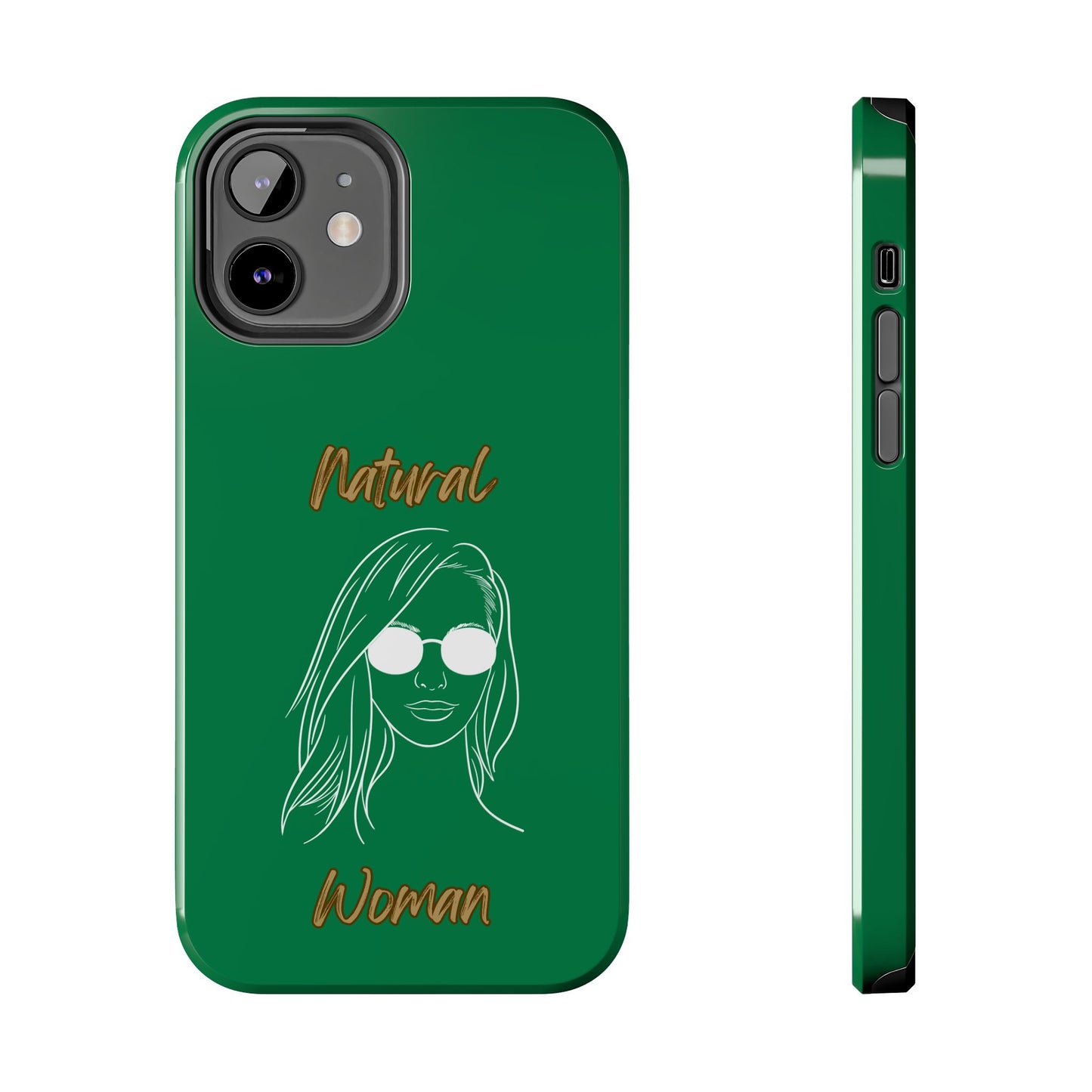 Natural Woman Shades (WL)Tough Phone Cases DARK GREEN