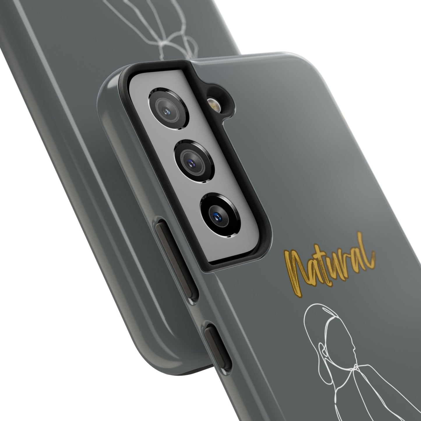 Natural Woman Hands Free (WL)Tough Phone Cases DARK GREY