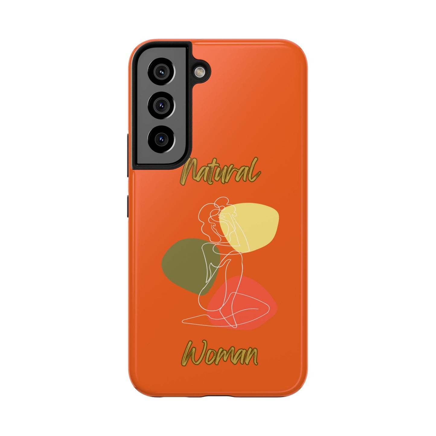 Natural Woman Colorful Pose (WL)Tough Phone Cases ORANGE