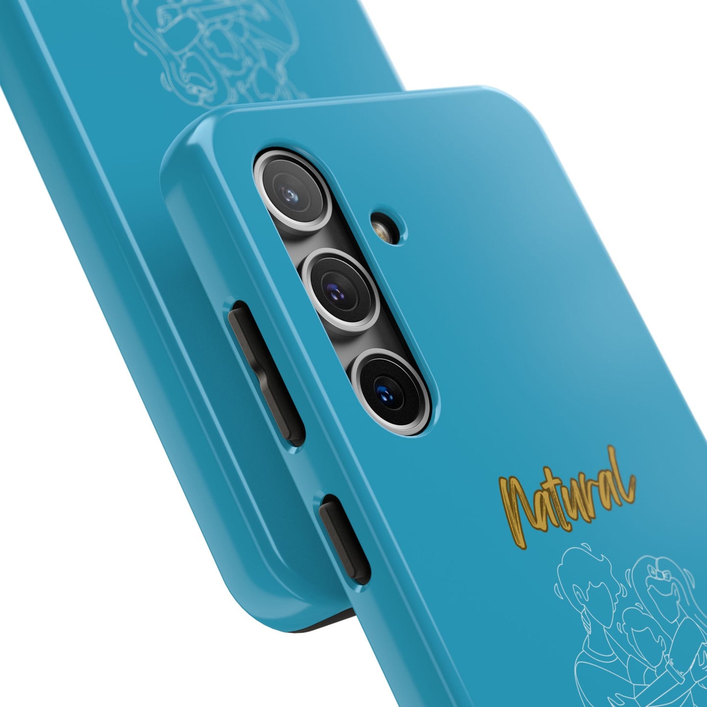 Natural Woman Bear Hugs (WL) Tough Phone Cases TURQUOISE