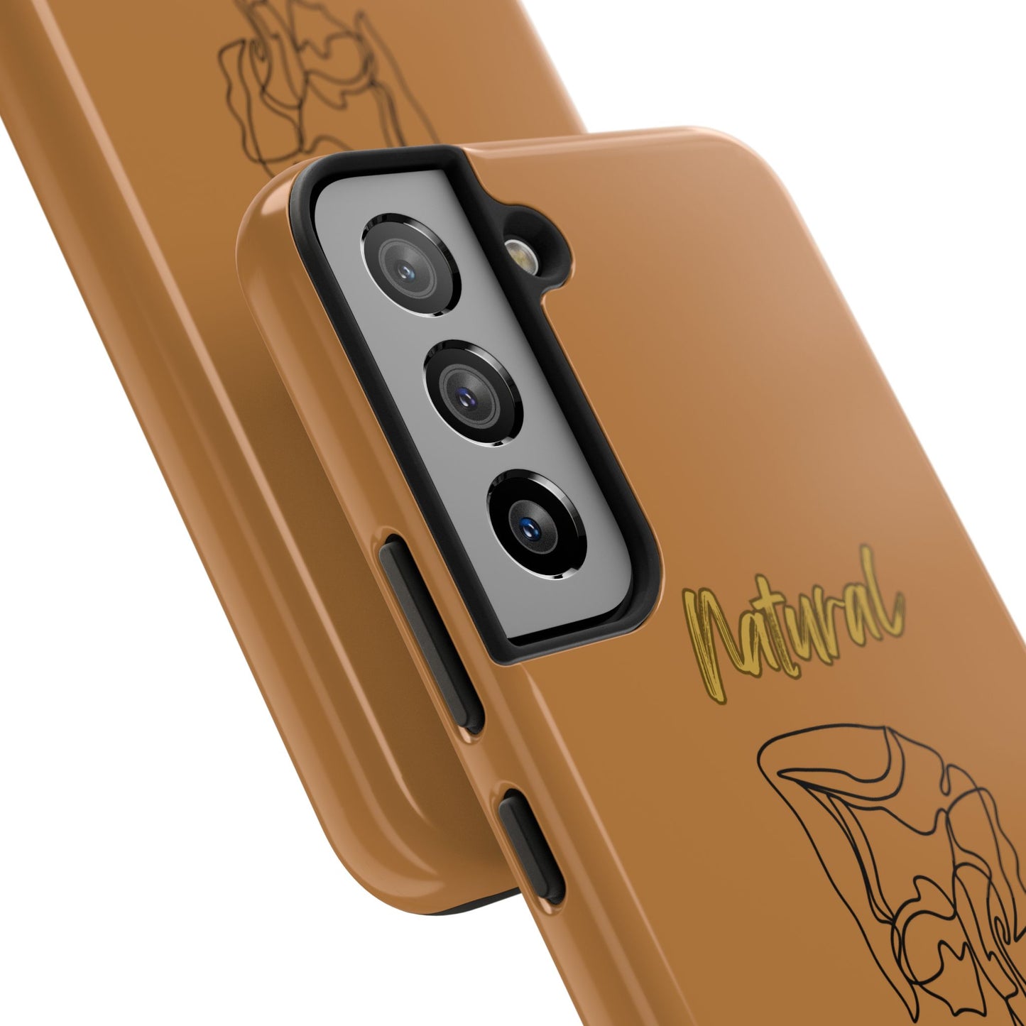 Natural Woman Flexible (BL)Tough Phone Cases LIGHT BROWN
