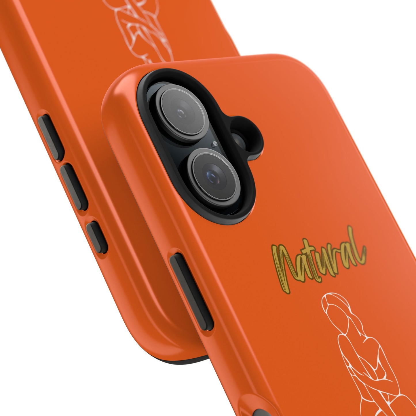 Natural Woman Shoulder Action (WL)Tough Phone Cases ORANGE