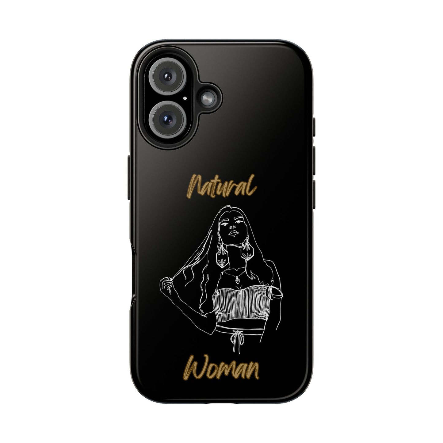 Natural Woman Thinking (WL)Tough Phone Cases BLACK
