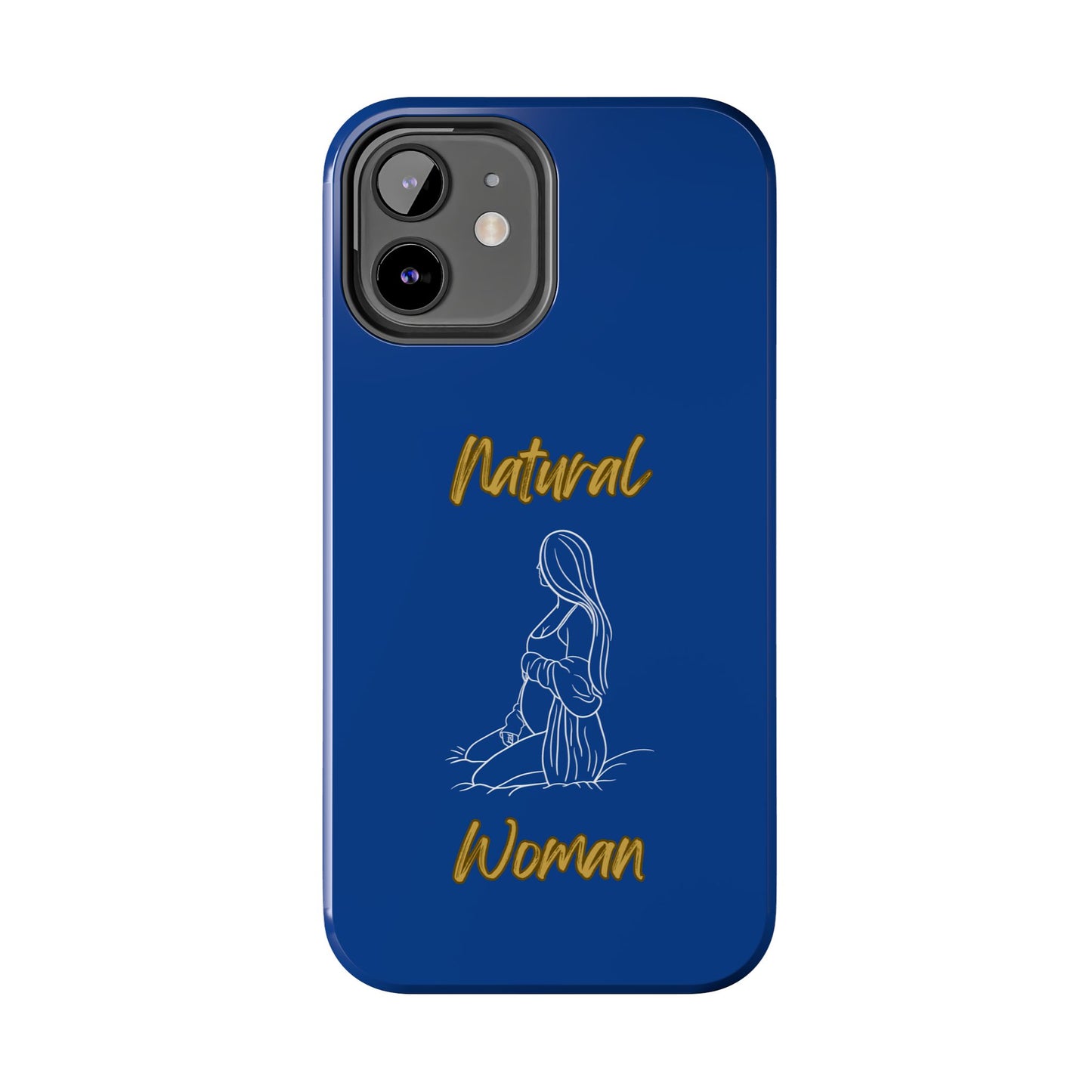 Natural Woman Expecting (WL)Tough Phone Cases DARK BLUE