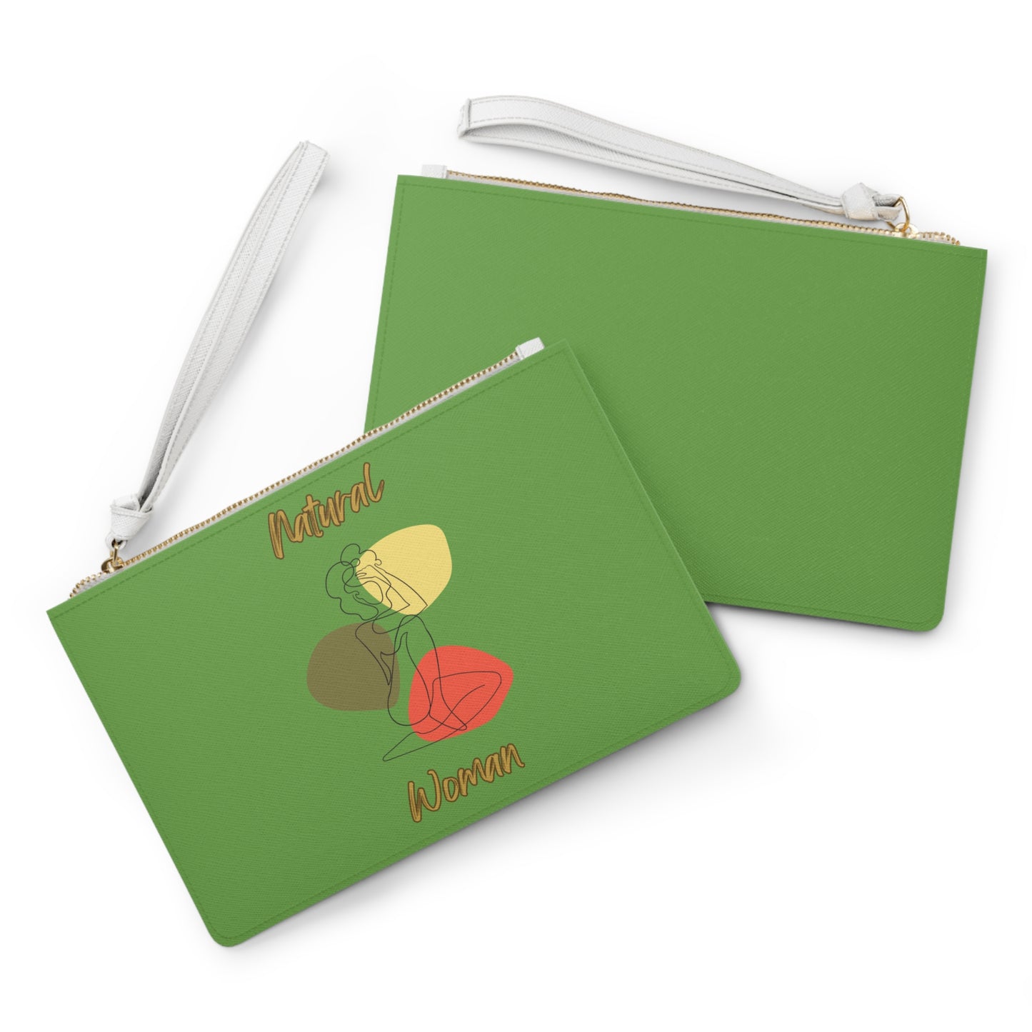 Natural Woman Colorful Pose (BL) Clutch Bag GREEN