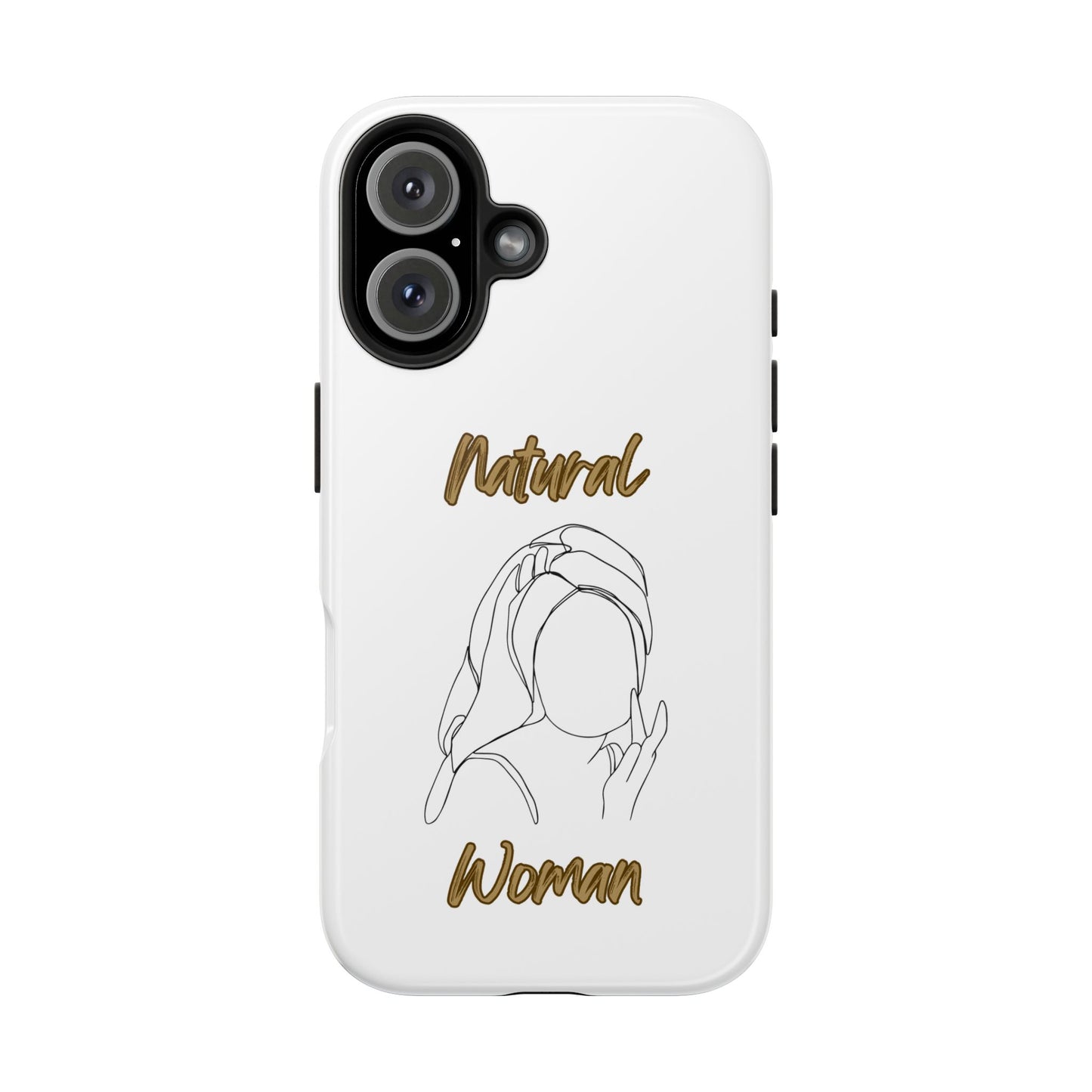 Natural Woman Towel Wrapped (BL)Tough Phone Cases WHITE