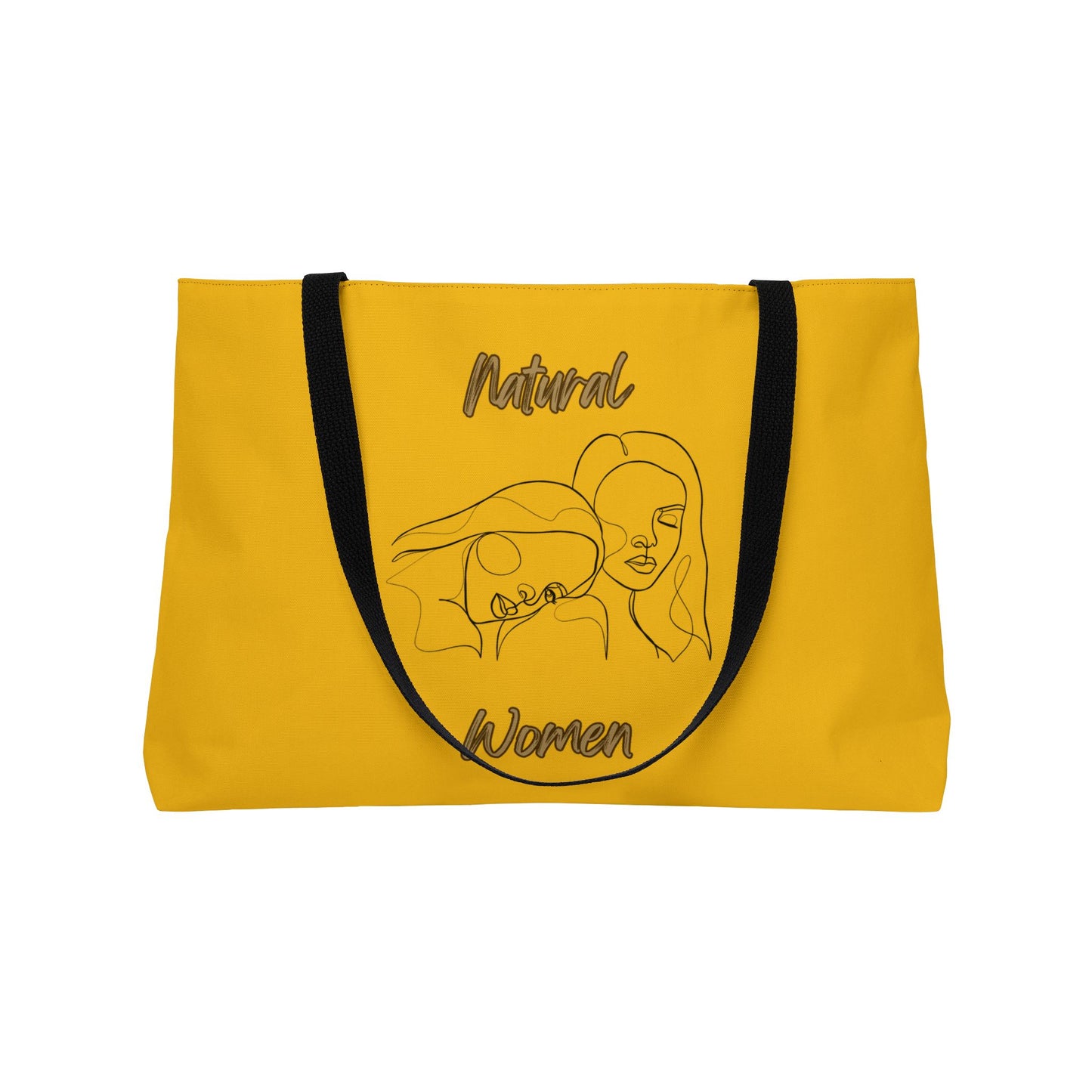 Natural Women Sisters (BL) Weekender Tote Bag YELLOW