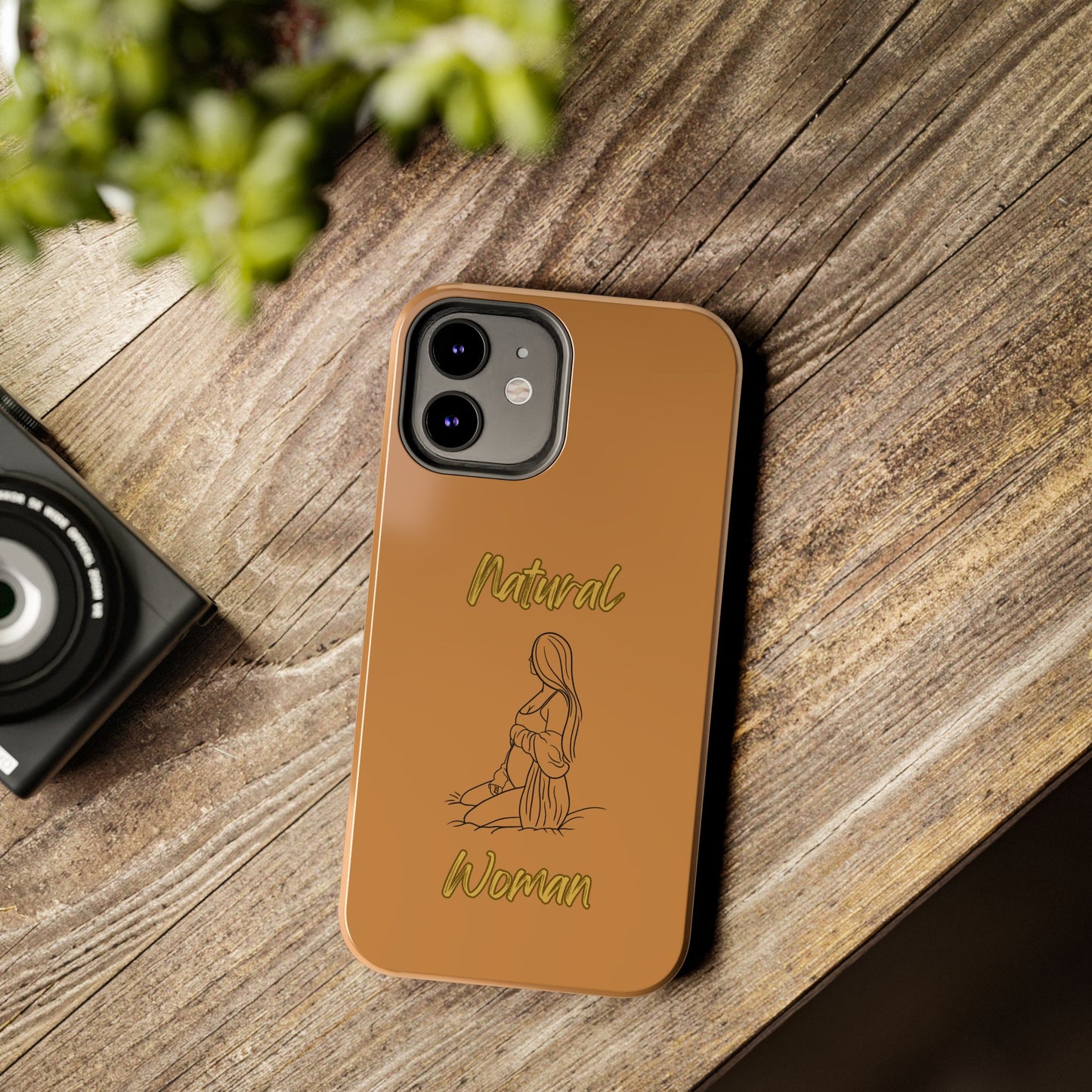 Natural Woman Expecting (BL)Tough Phone Cases LIGHT BROWN