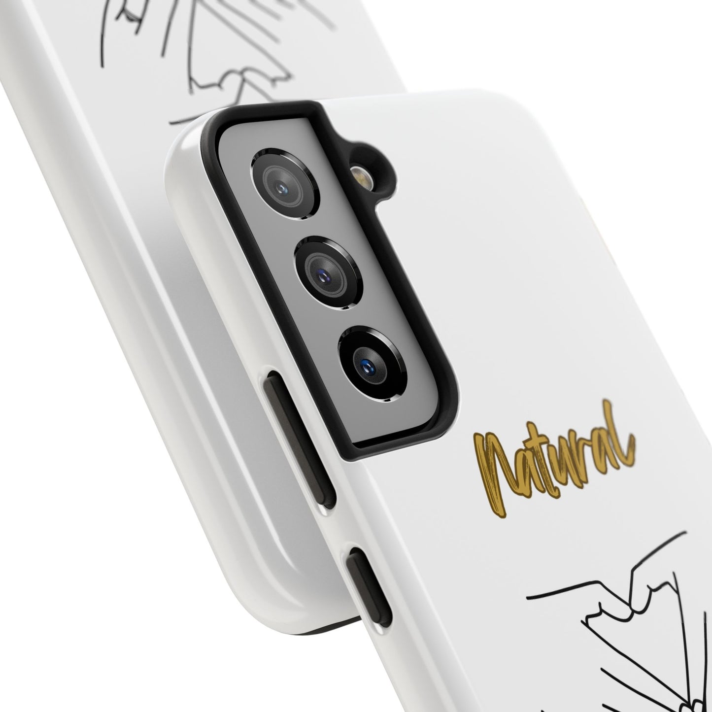 Natural Woman I Love You (BL)Tough Phone Cases WHITE