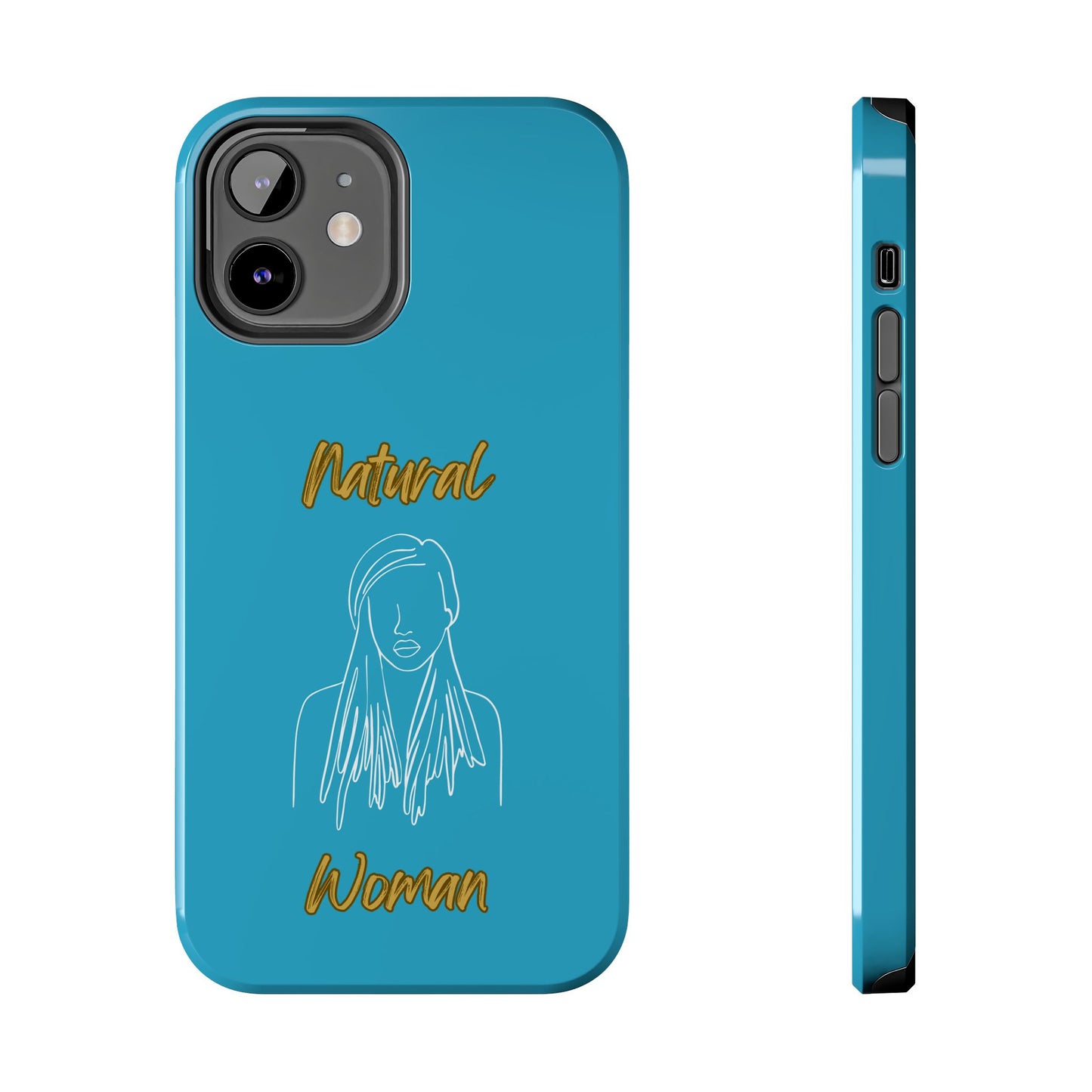 Natural Woman Content (WL)Tough Phone Cases TURQUOISE