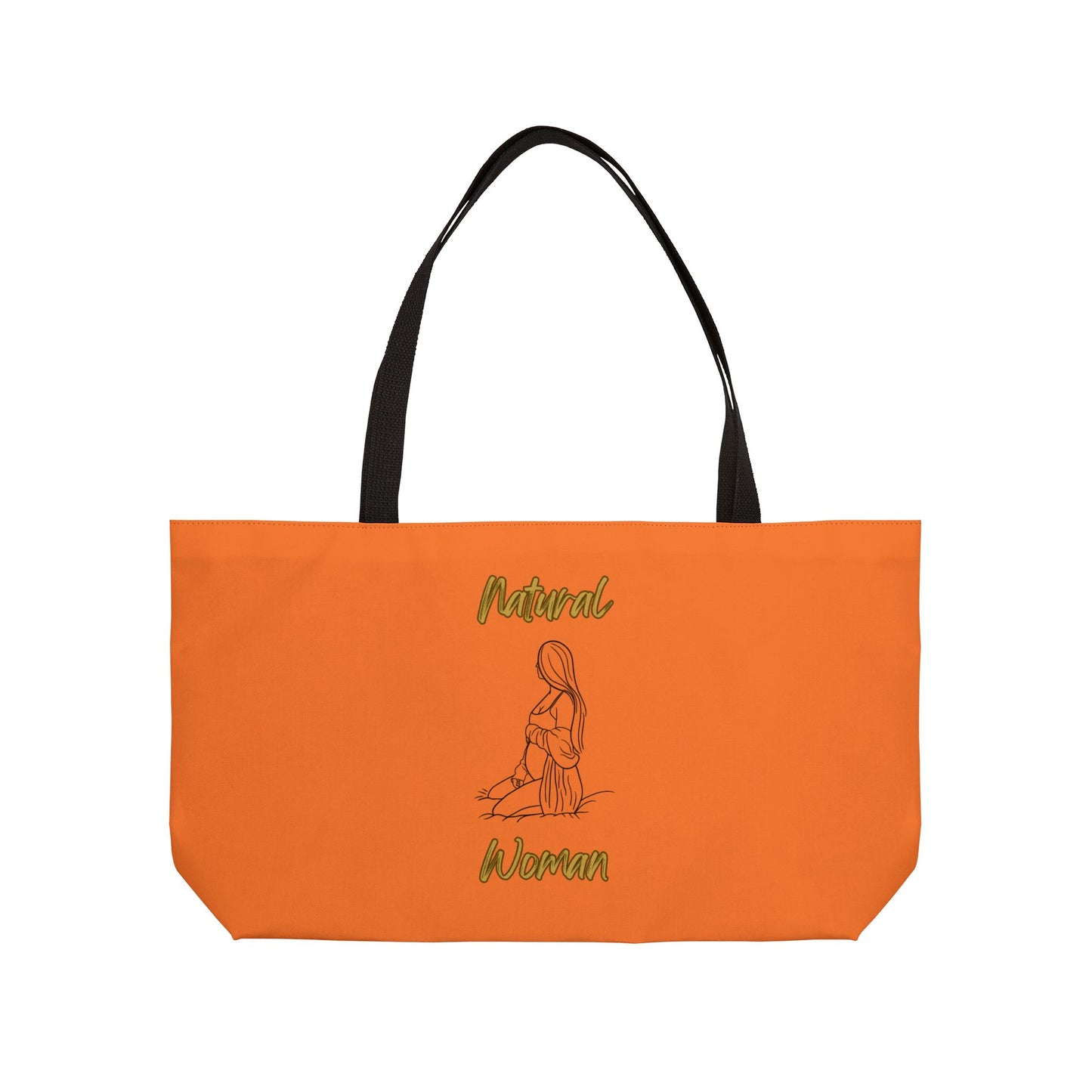 Natural Woman Expecting (BL) Weekender Tote Bag CRUSTA
