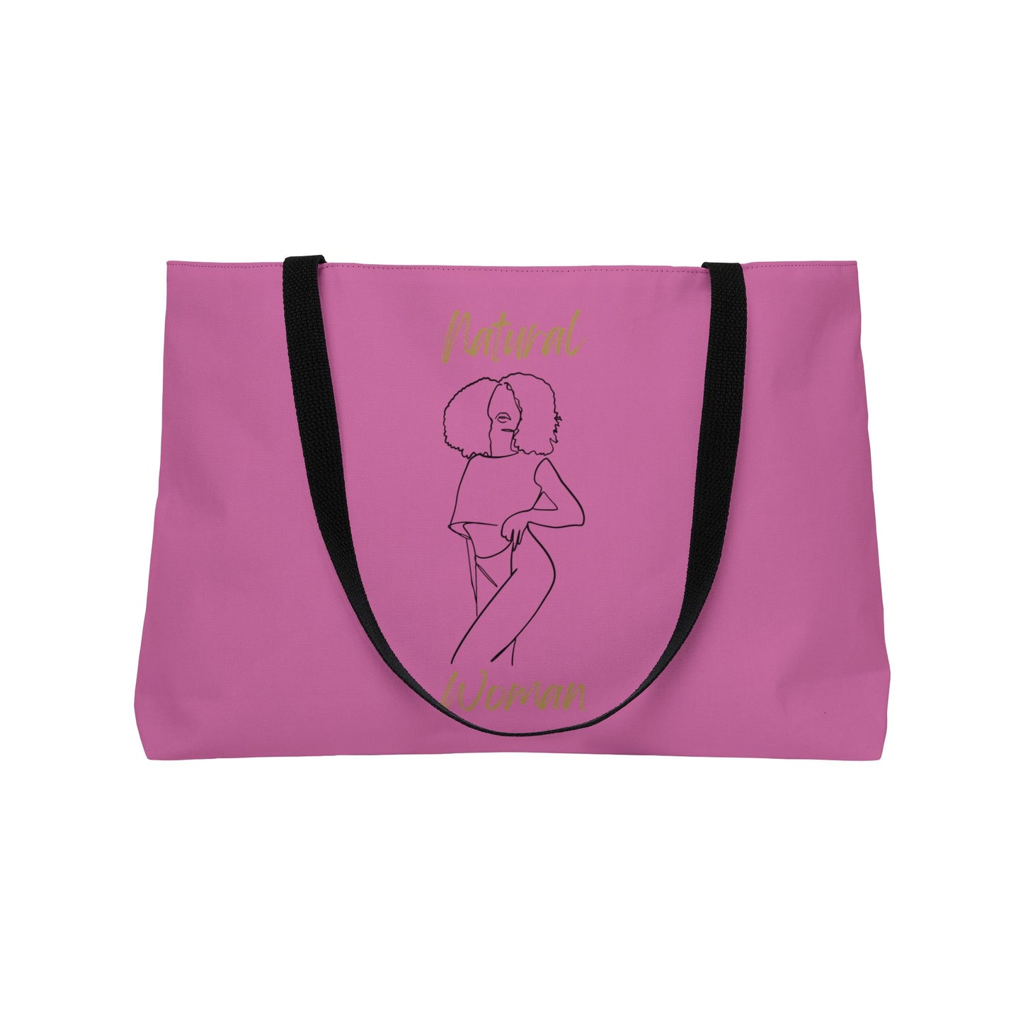 Natural Woman Pose (BL) Weekender Tote Bag LIGHT PINK