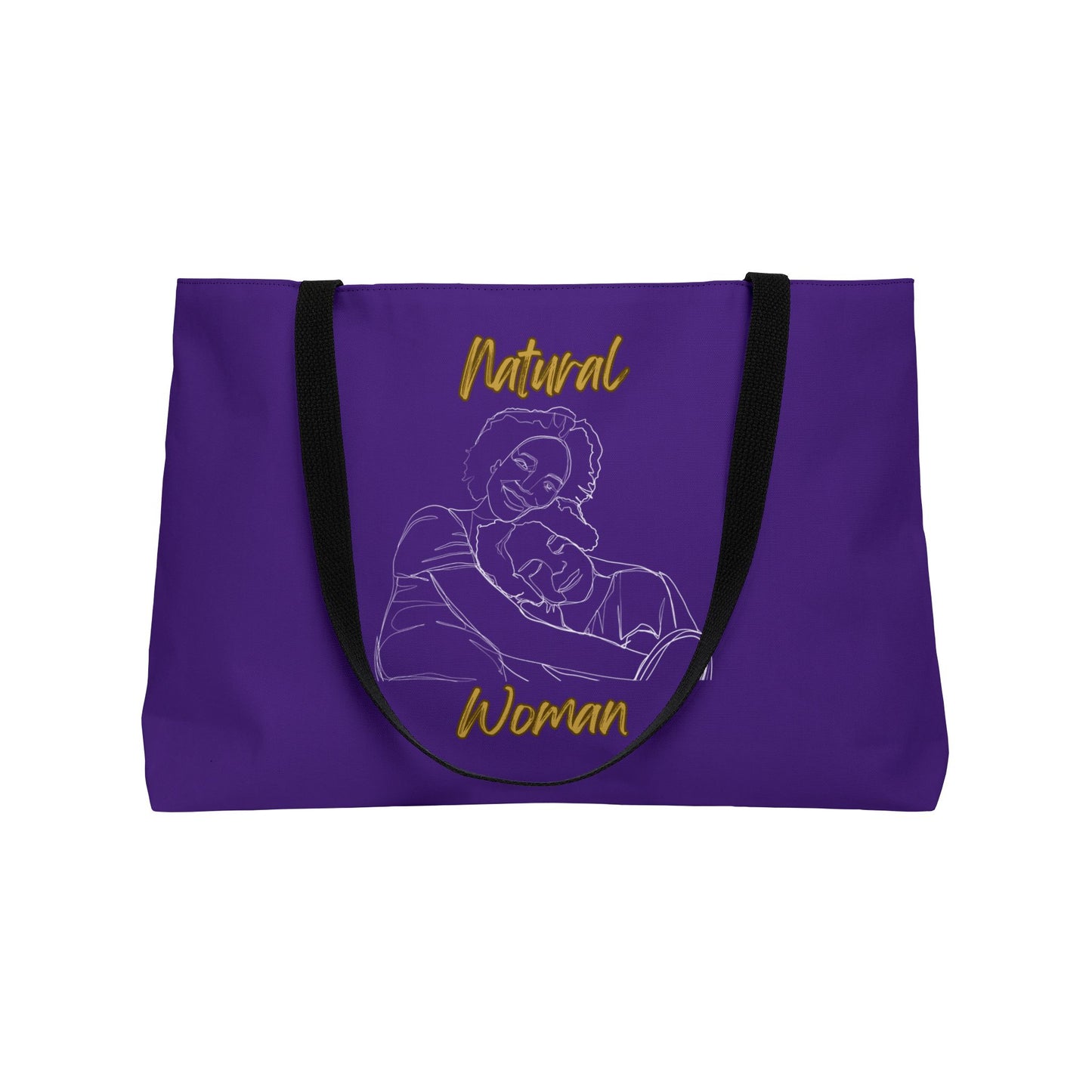 Natural Woman Loving Embrace (WL) Weekender Tote Bag PURPLE