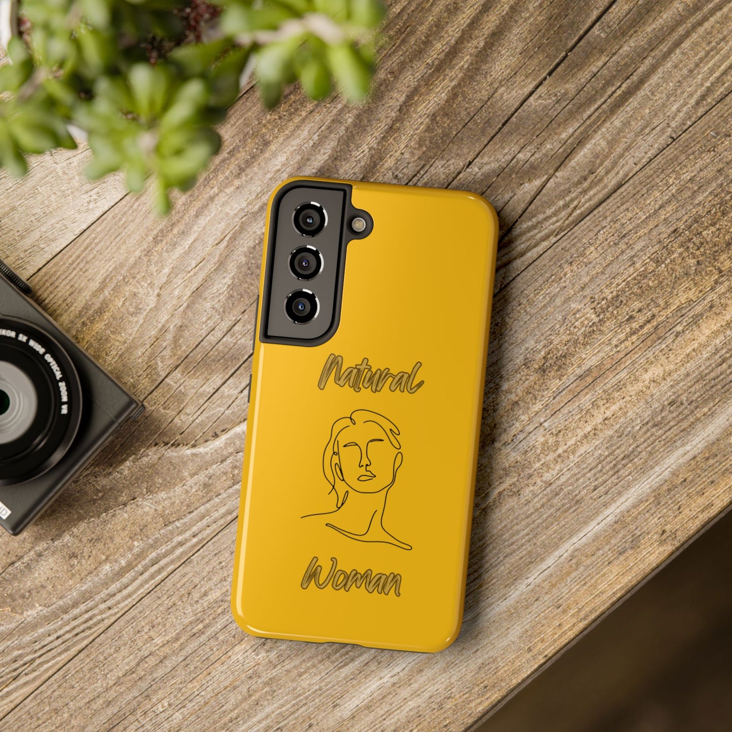 Natural Woman Hello (BL)Tough Phone Cases YELLOW