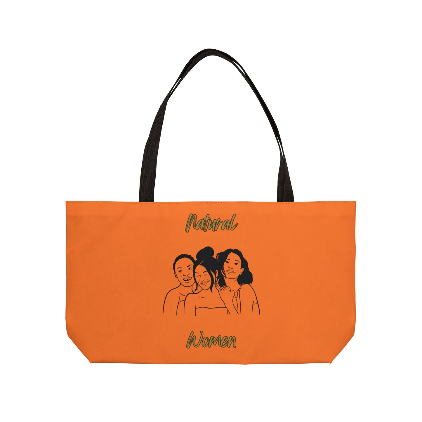 Natural Women Laughing Friends (BL) Weekender Tote Bag CRUSTA