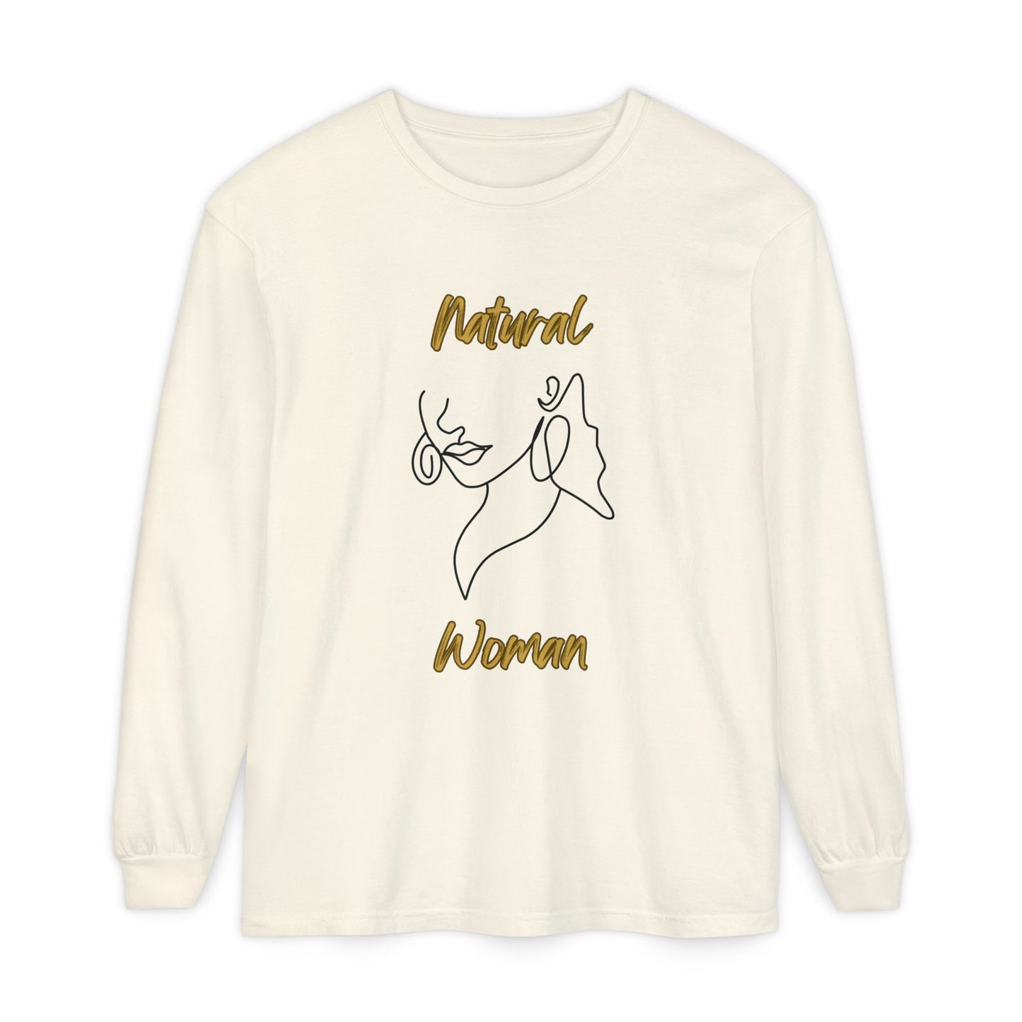Natural Woman Lips (BL) Long Sleeve T-Shirt