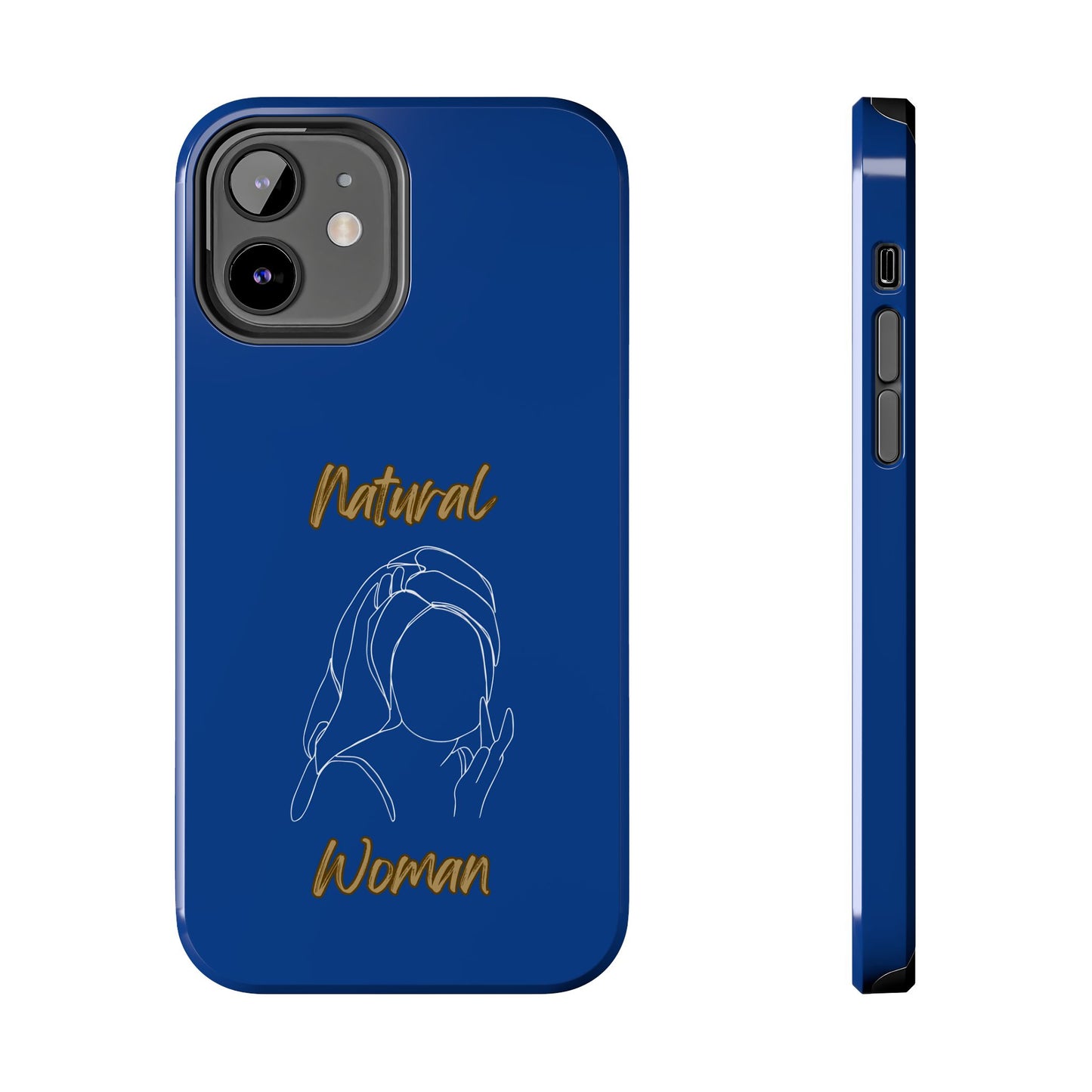 Natural Woman Towel Wrapped (WL)Tough Phone Cases DARK BLUE